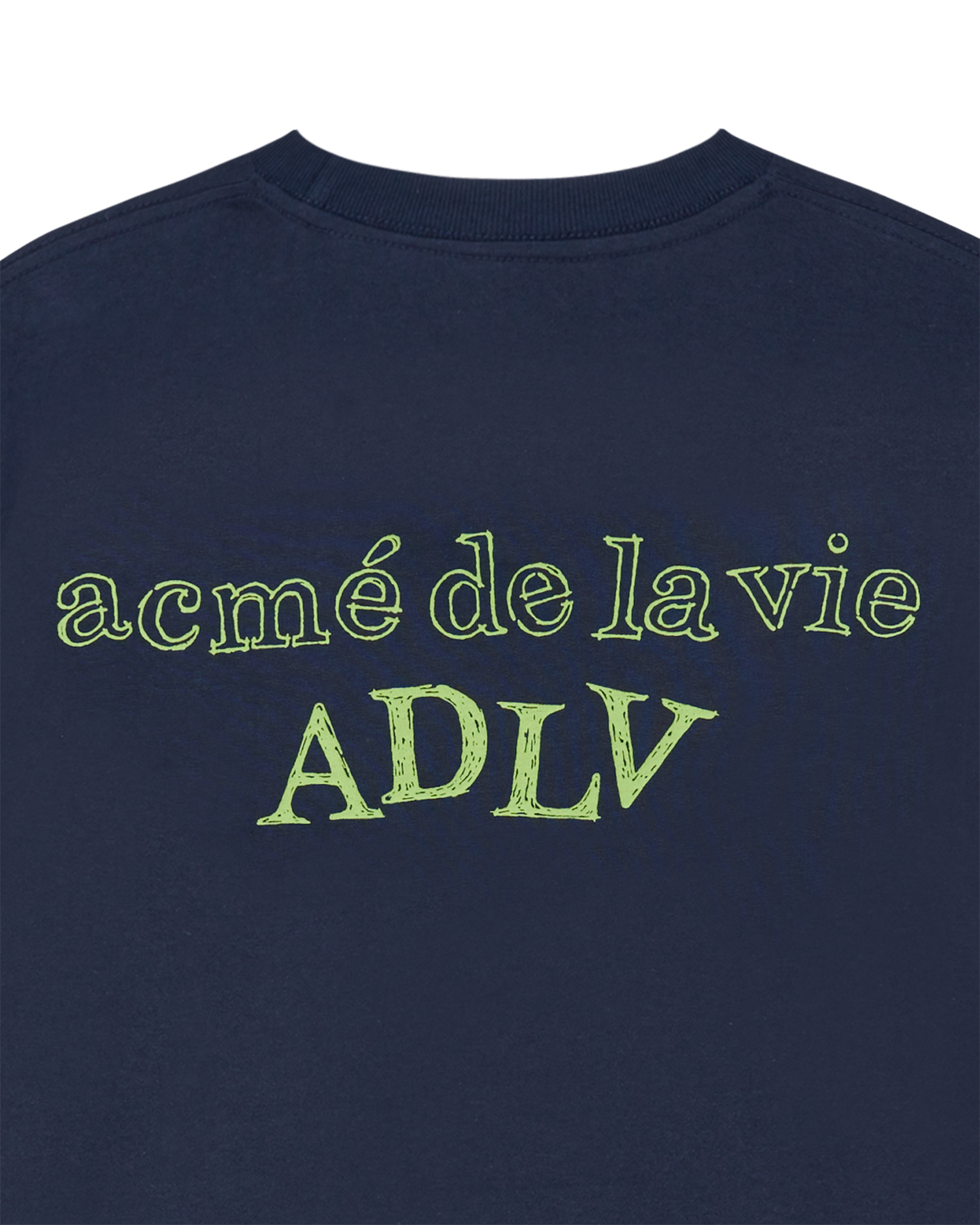 ADLV - Áo thun SHAKE BASIC LOGO Xanh navy