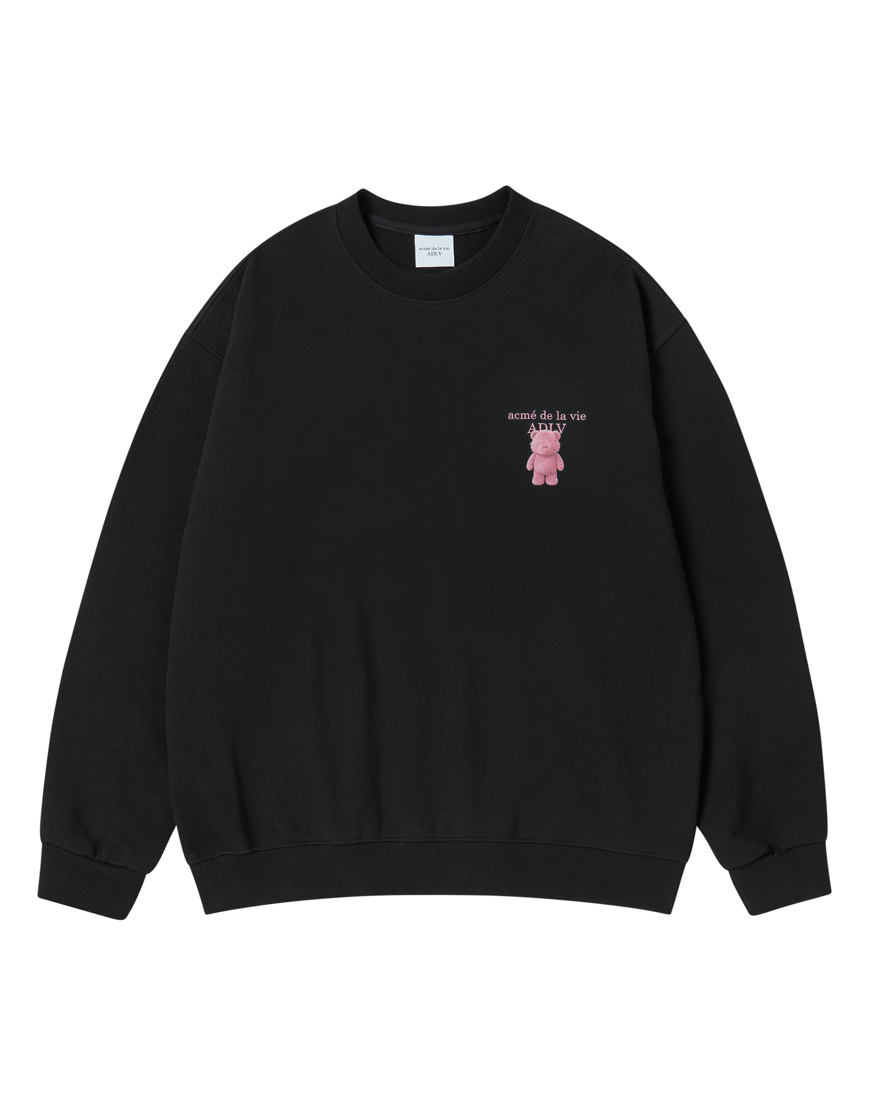 Áo nỉ FUZZY AC BEAR BASIC LOGO NAPPING Đen