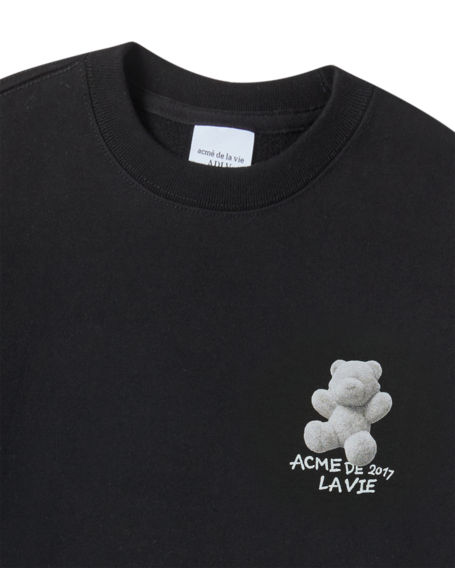 ADLV - Áo nỉ WOMAN FUZZY AC BEAR Đen