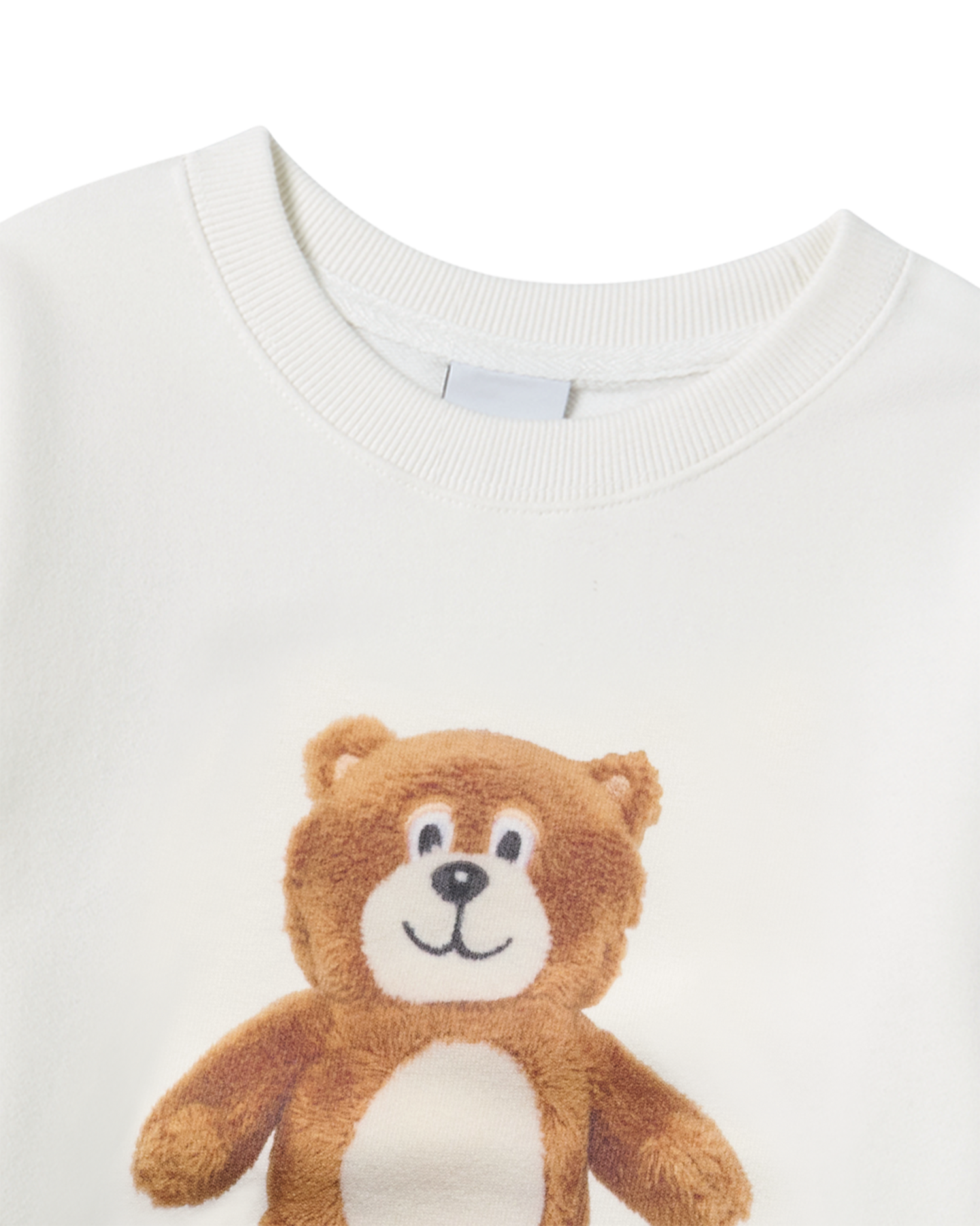 Áo nỉ KIDS AC BEARDOLL Kem