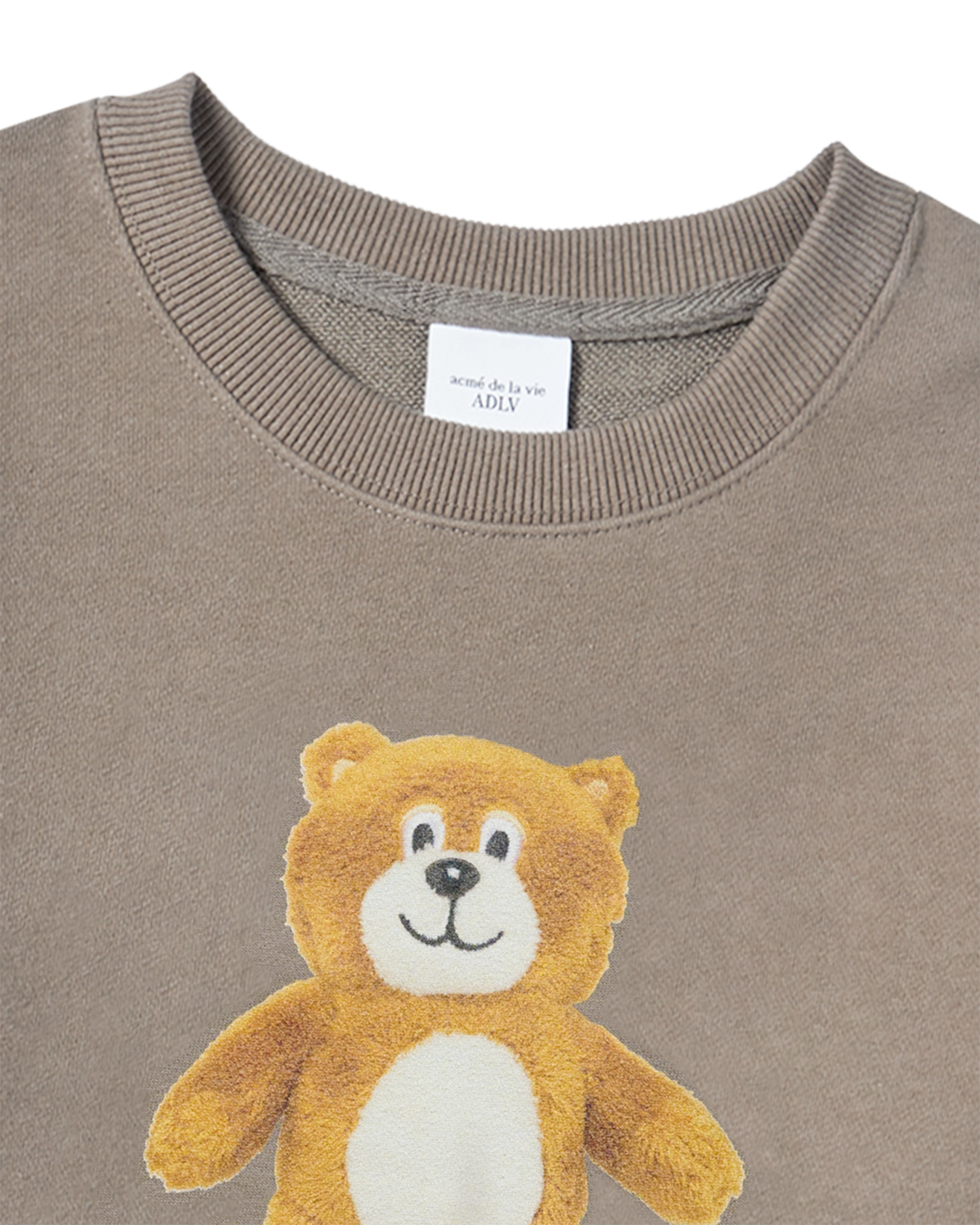 Áo nỉ KIDS AC BEARDOLL Nâu nhạt