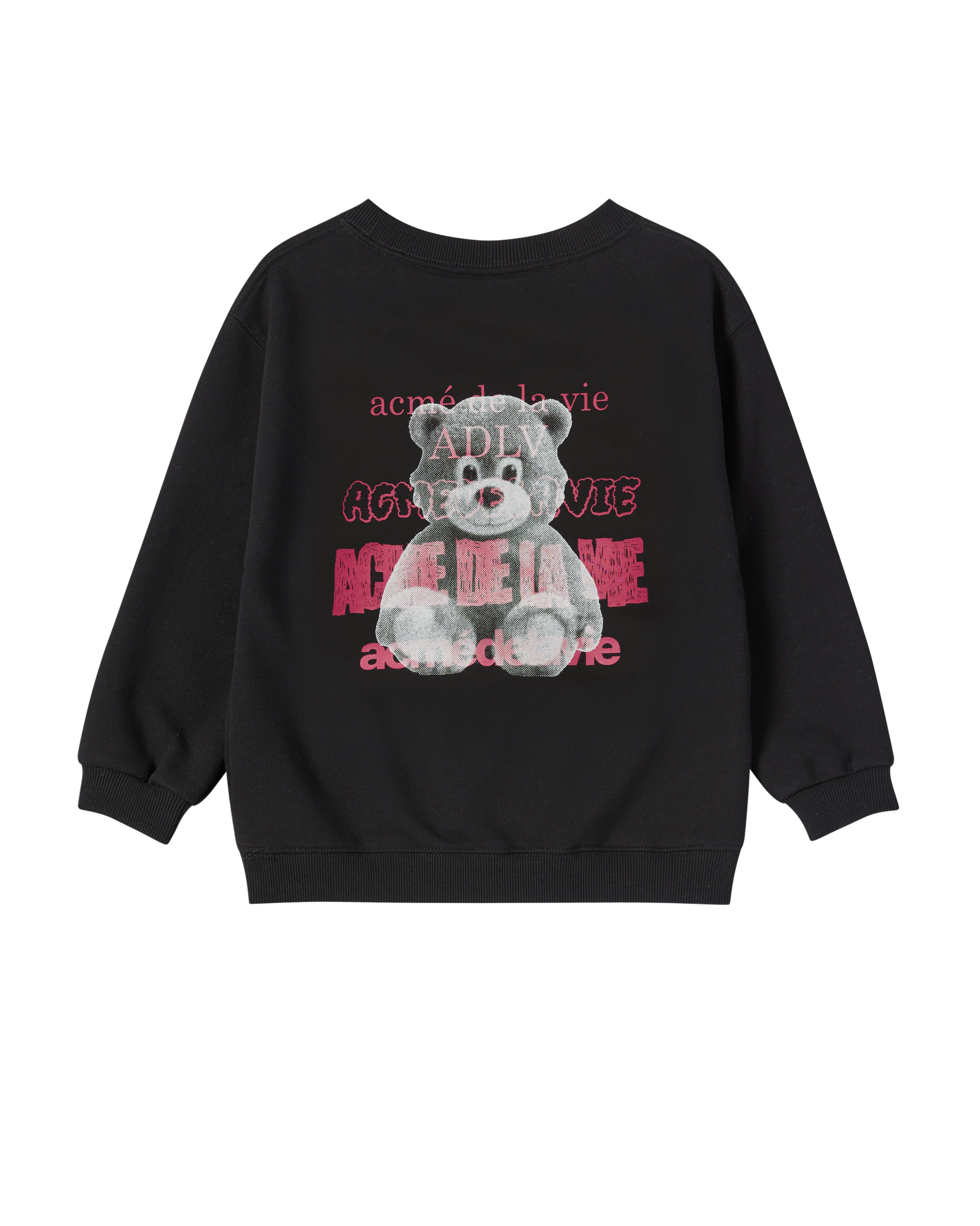 Áo nỉ KIDS AC BEAR LAYERED Đen