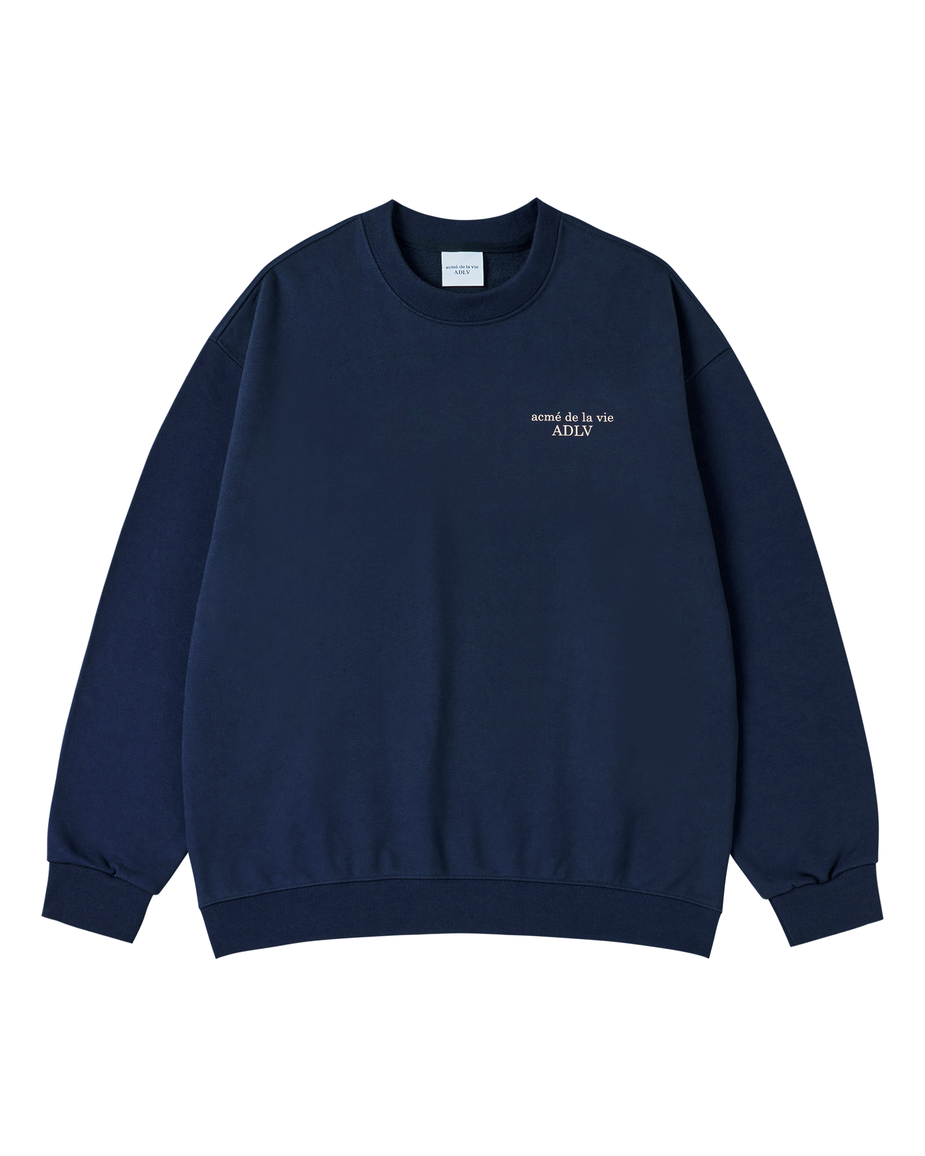 Áo nỉ BASIC LOGO NAPPING SEASON2 Xanh navy đậm