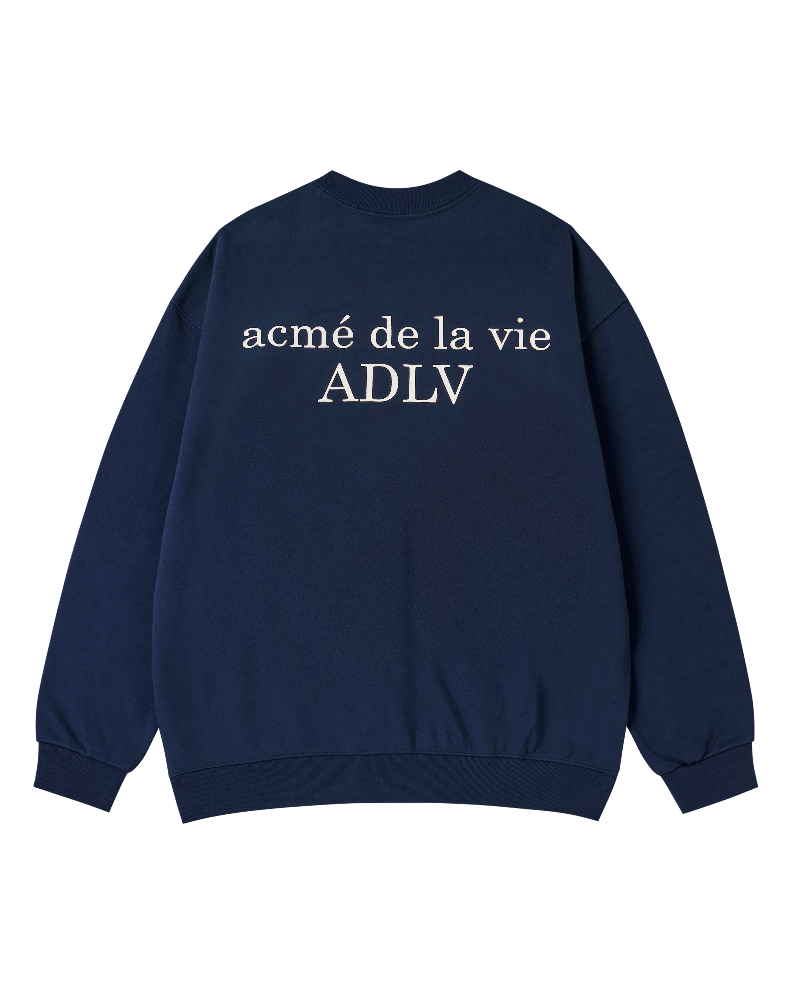 Áo nỉ BASIC LOGO NAPPING SEASON2 Xanh navy đậm