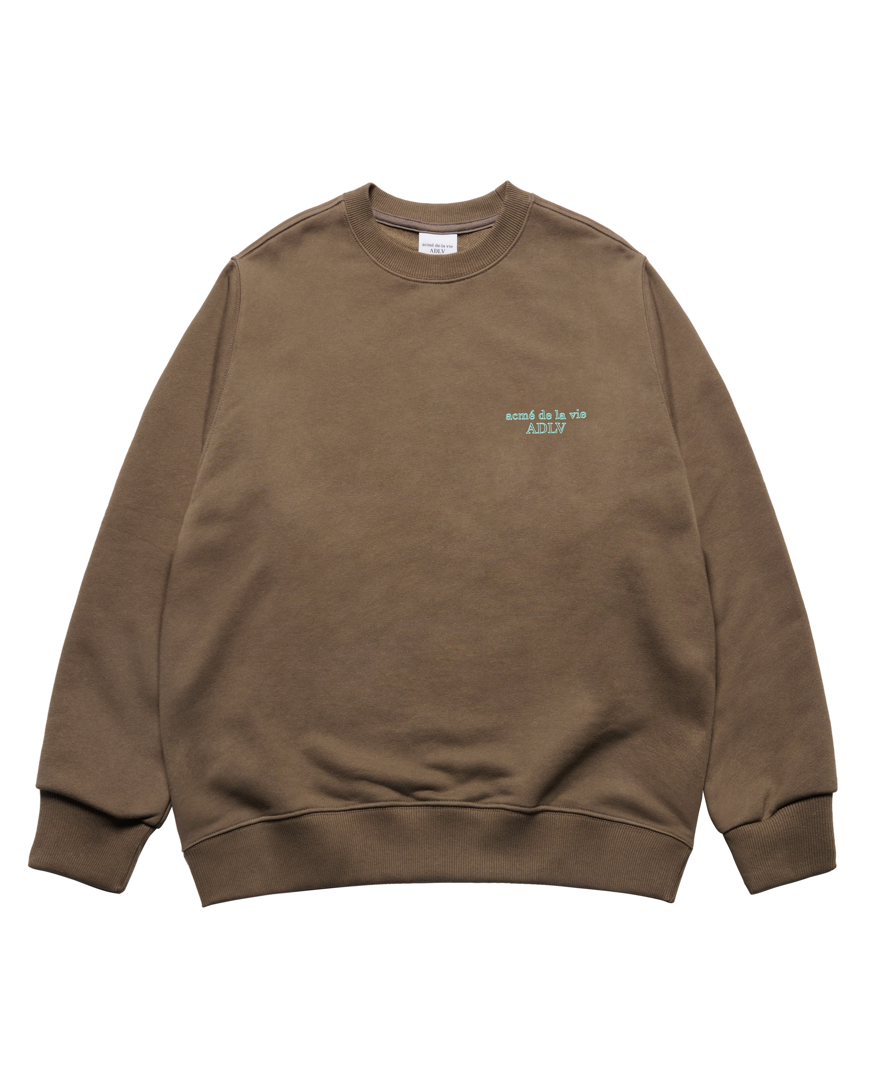 Áo nỉ BORDER LINE BASIC LOGO SEASON2 Ca cao