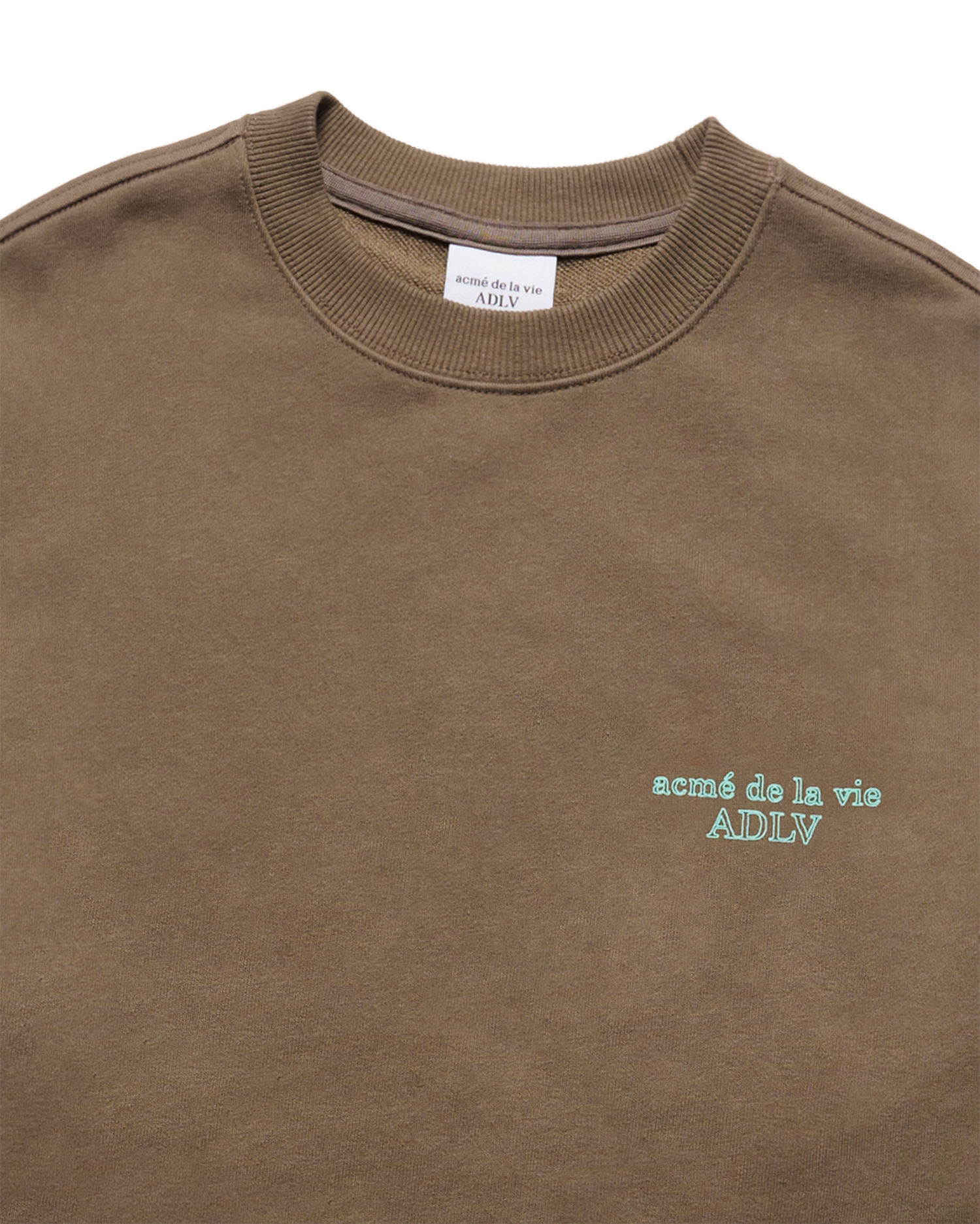 Áo nỉ BORDER LINE BASIC LOGO SEASON2 Ca cao