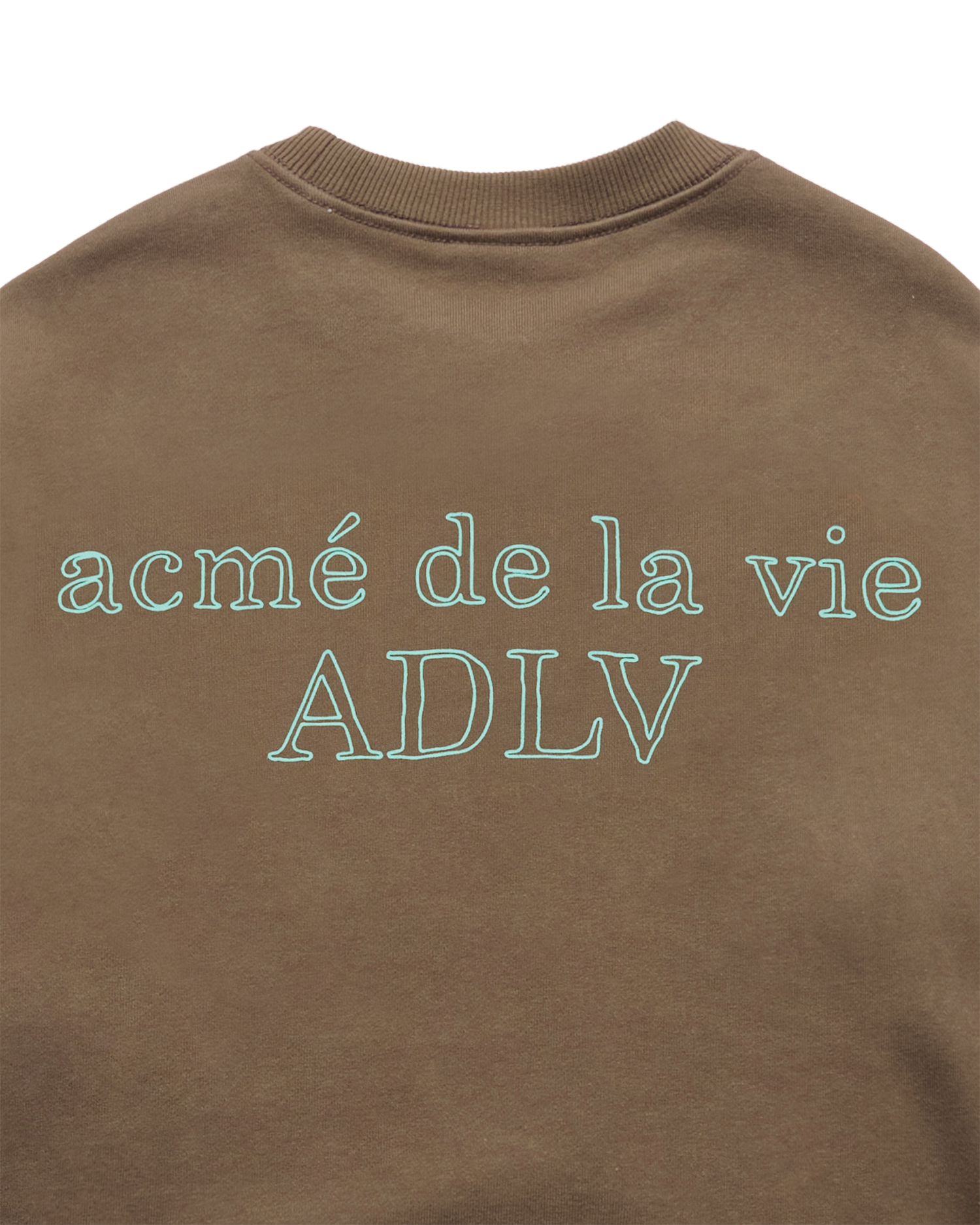 Áo nỉ BORDER LINE BASIC LOGO SEASON2 Ca cao
