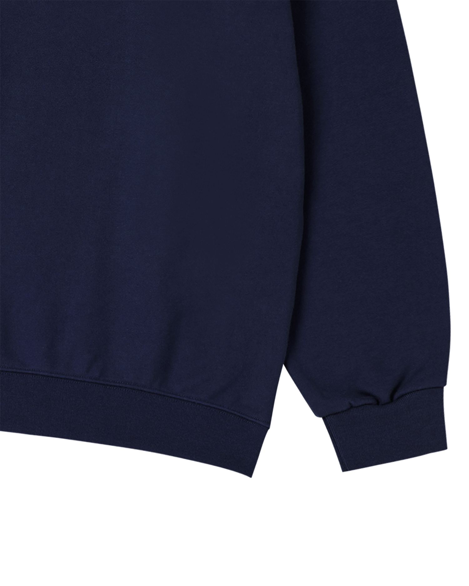 Áo nỉ BORDER LINE BASIC LOGO SEASON2 Xanh navy đậm