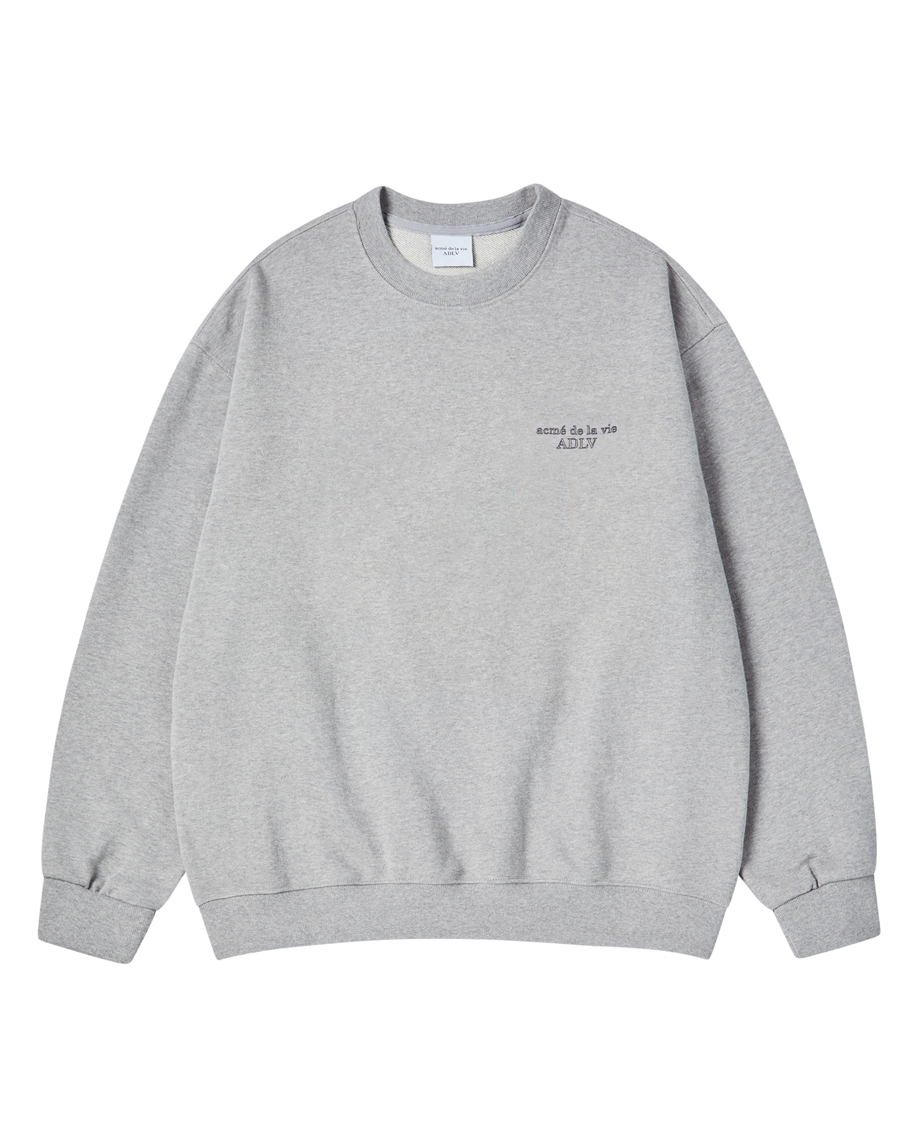 Áo nỉ BORDER LINE BASIC LOGO SEASON2 Muối tiêu