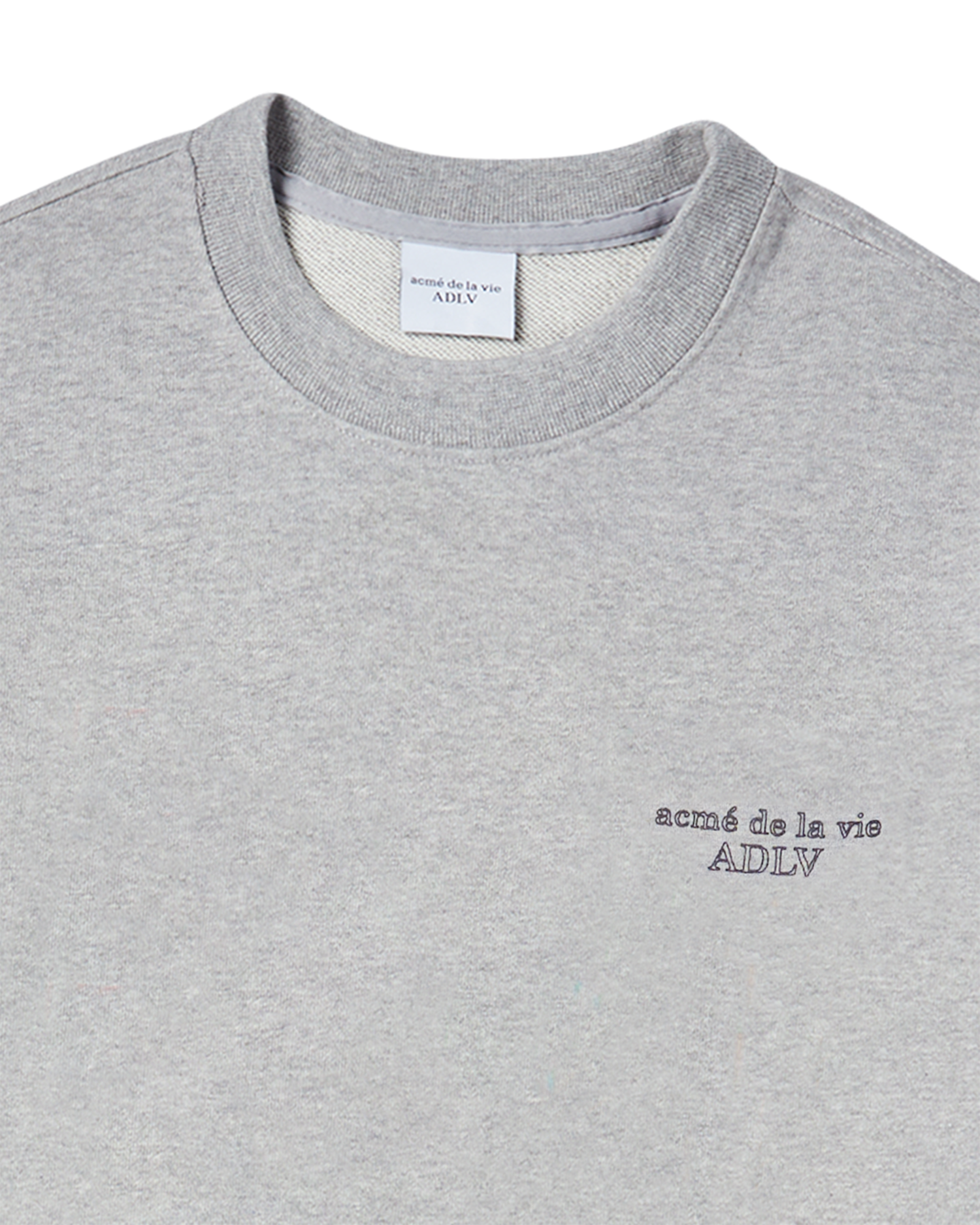 Áo nỉ BORDER LINE BASIC LOGO SEASON2 Muối tiêu