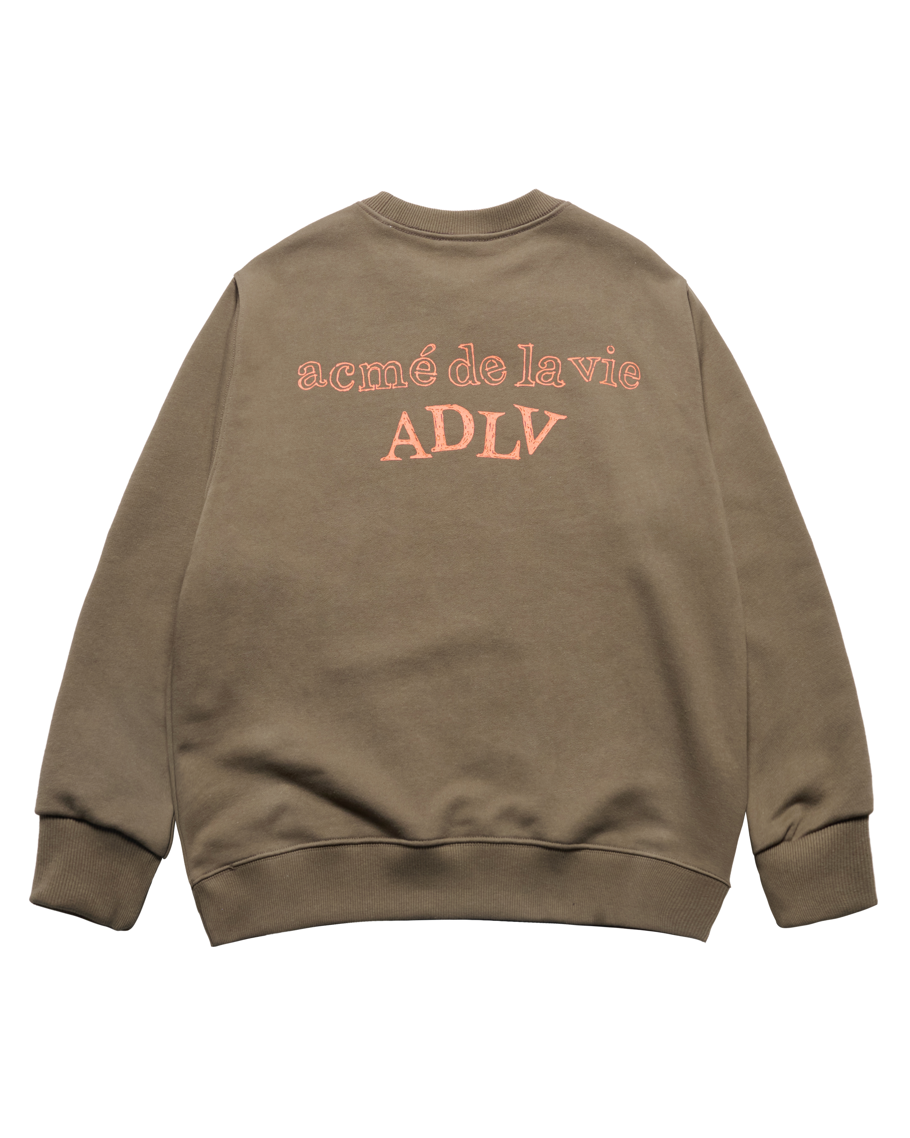ADLV - Áo nỉ SHAKE BASIC LOGO Ca cao