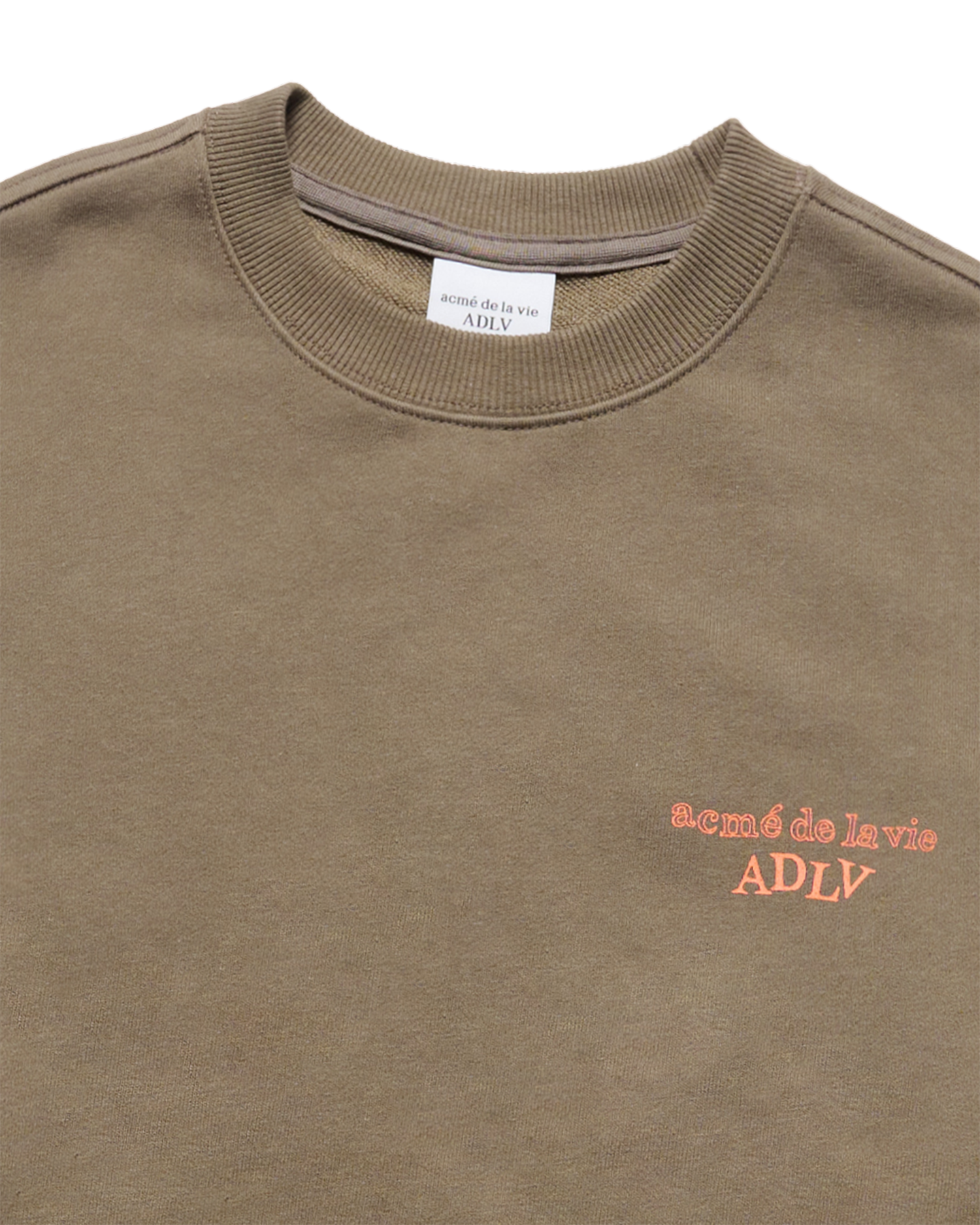 ADLV - Áo nỉ SHAKE BASIC LOGO Ca cao