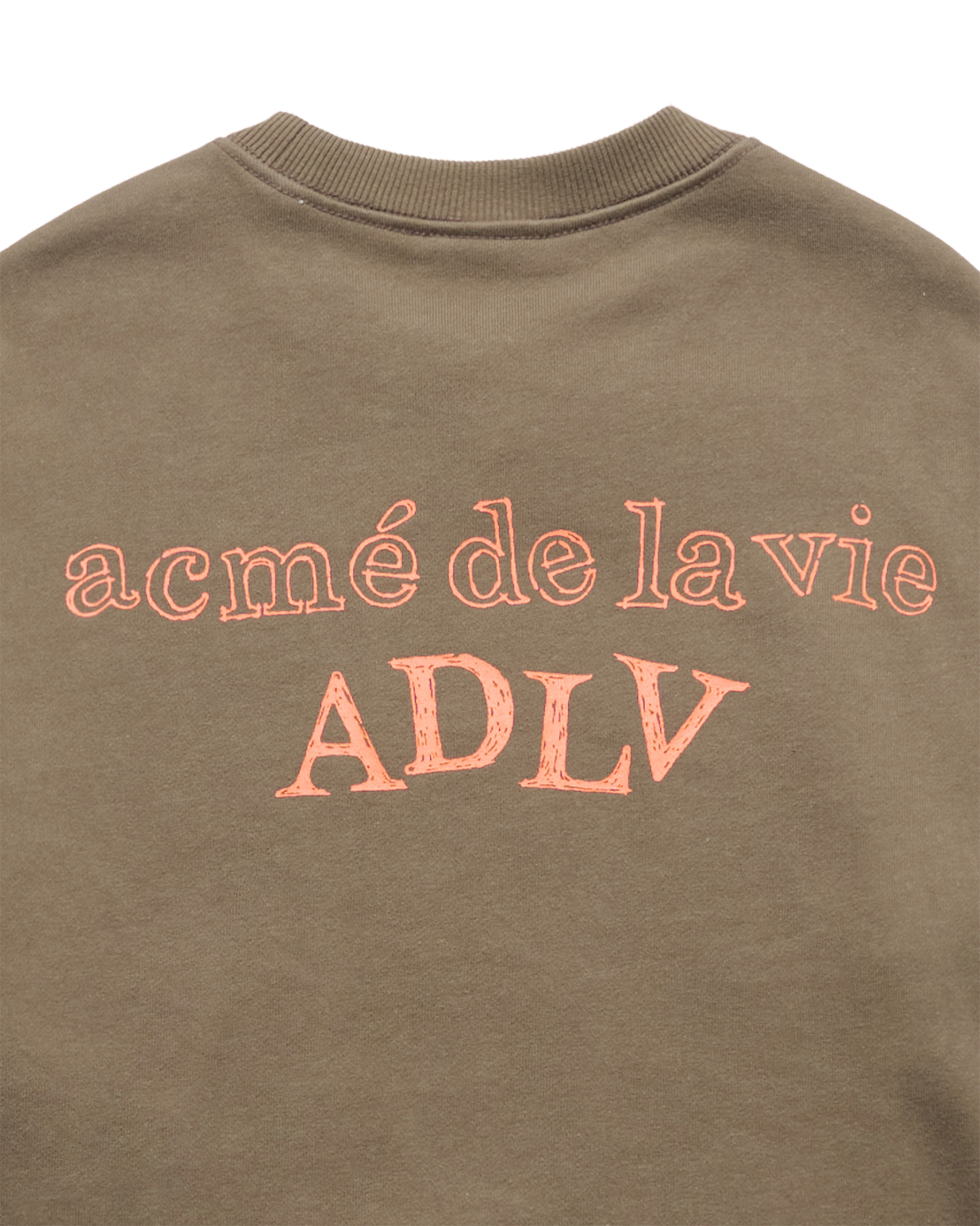 ADLV - Áo nỉ SHAKE BASIC LOGO Ca cao