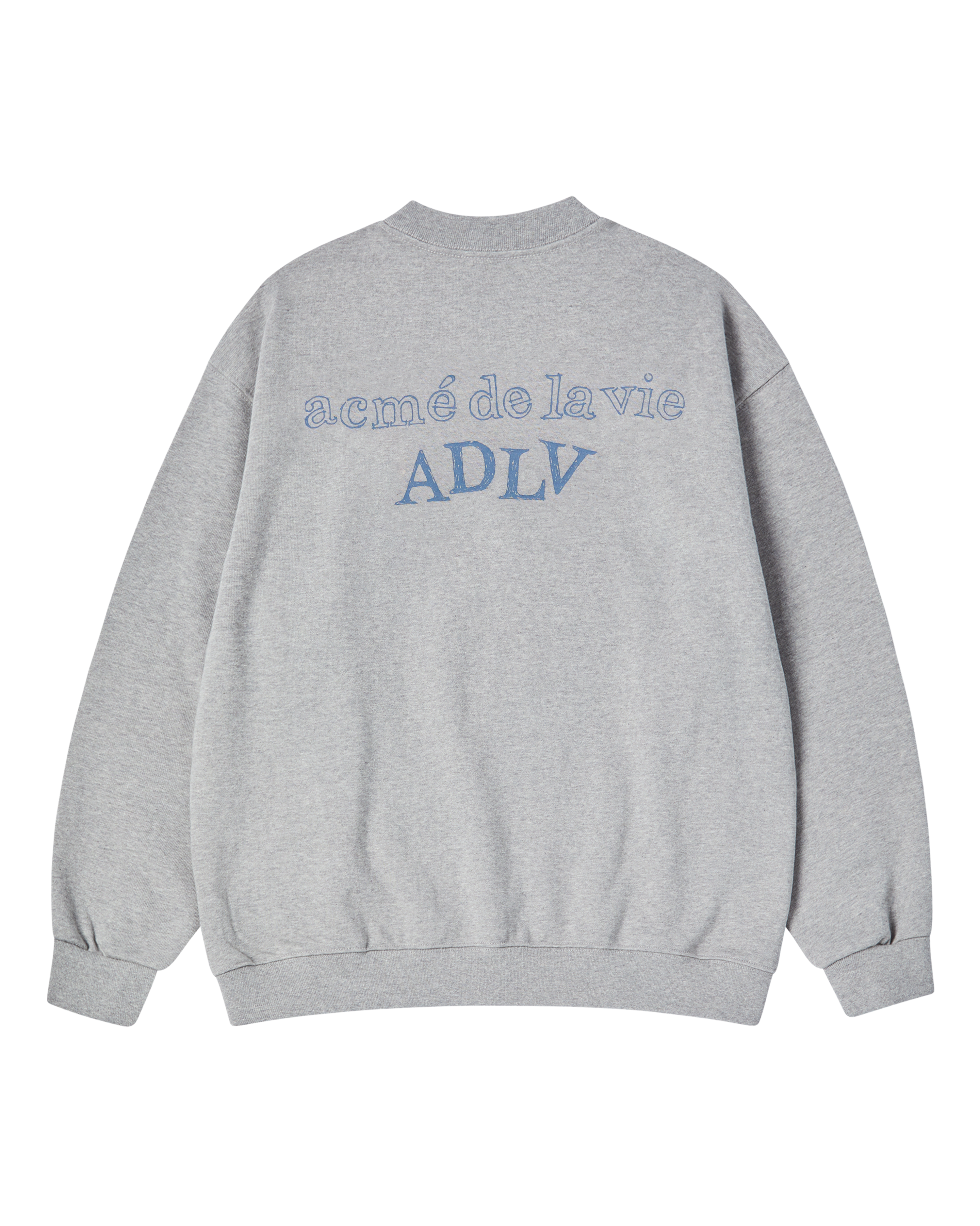 ADLV - Áo nỉ SHAKE BASIC LOGO Muối tiêu