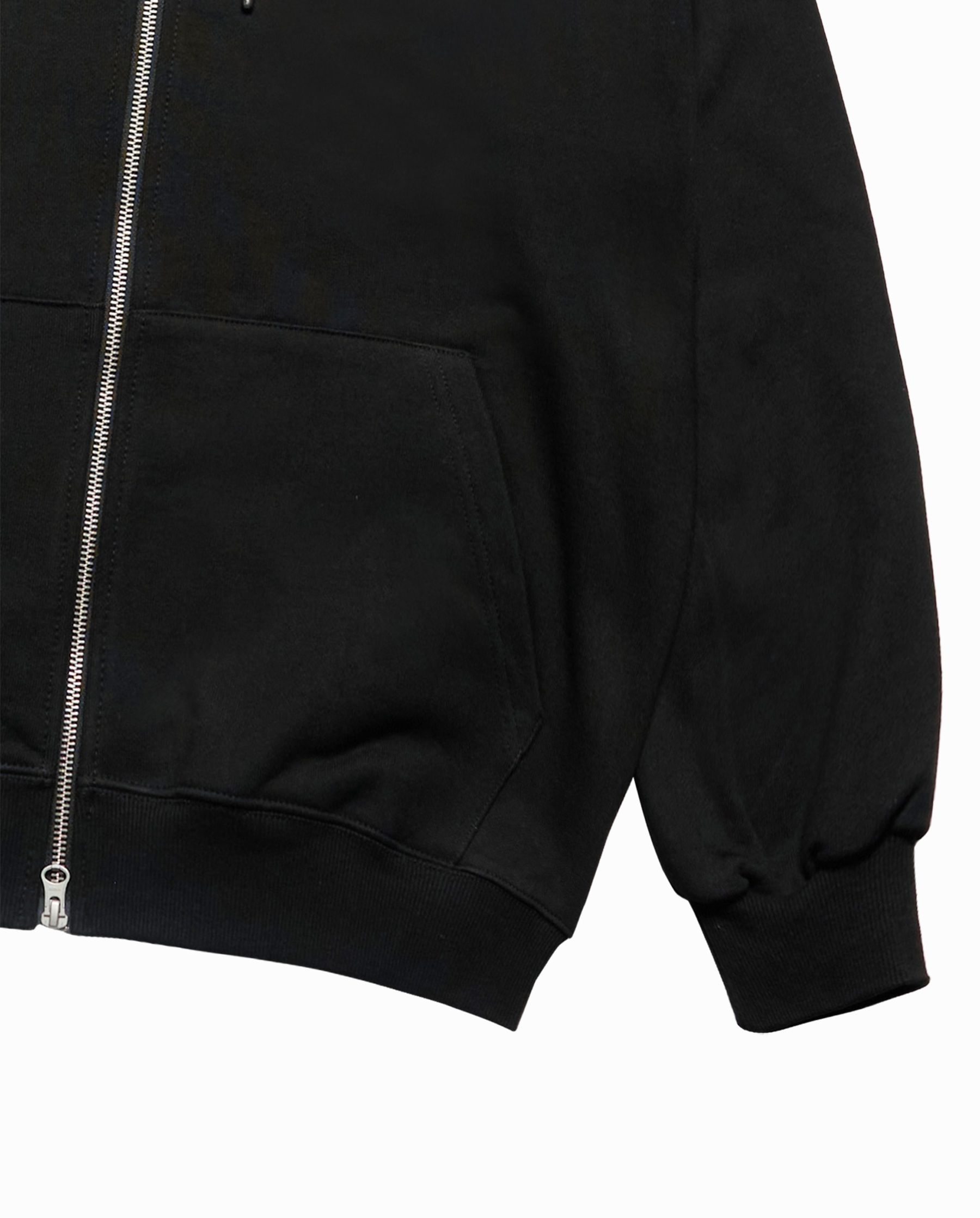 Áo hoodie FUZZY AC BEAR BASIC LOGO NAPPING Đen