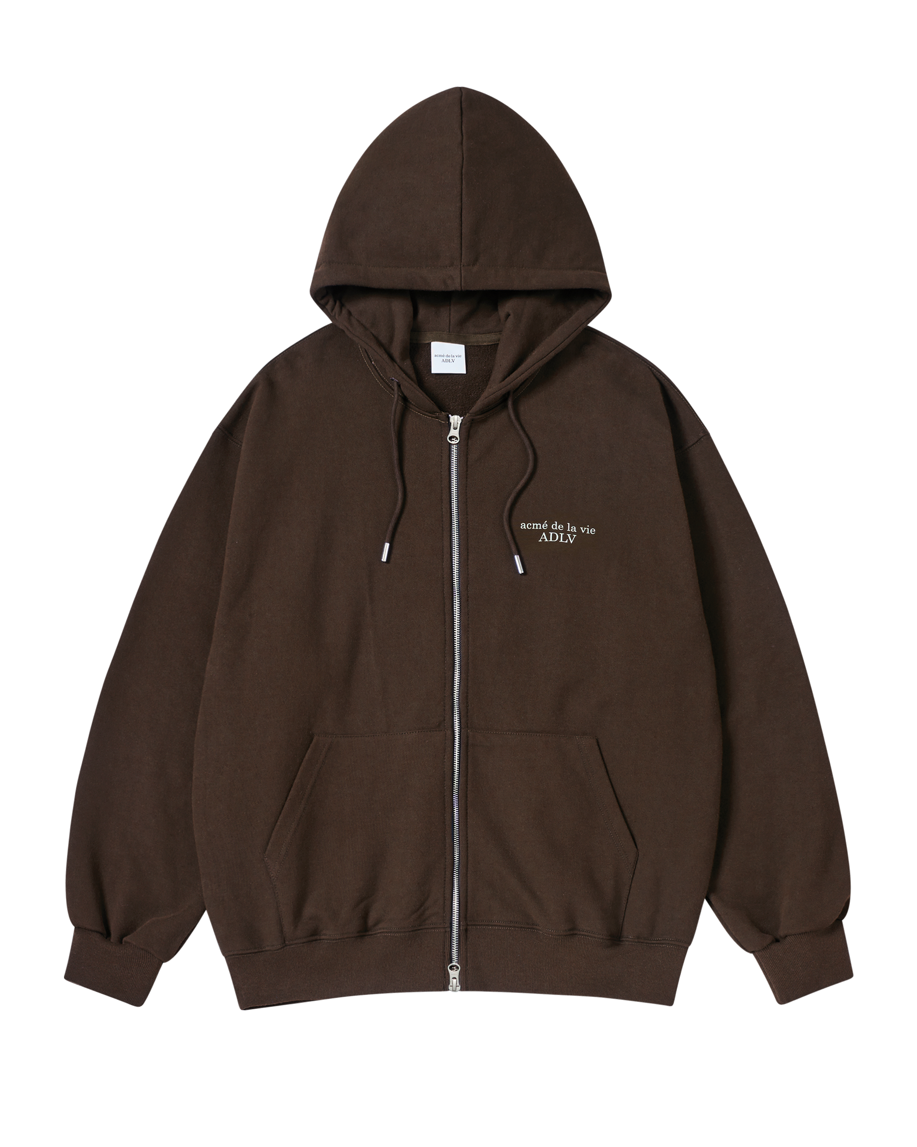 Áo hoodie BASIC LOGO NAPPING SEASON2 Nâu đậm