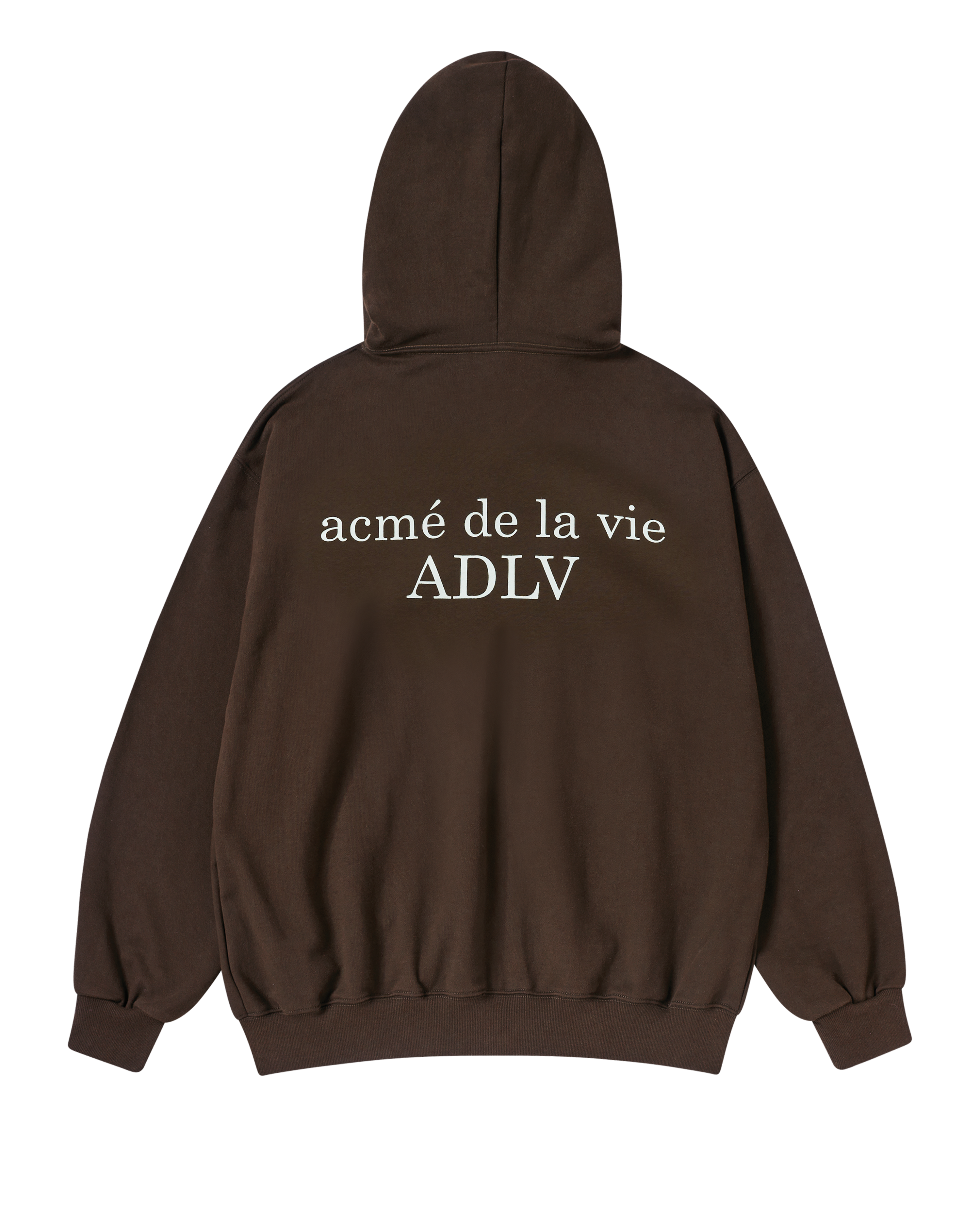 Áo hoodie BASIC LOGO NAPPING SEASON2 Nâu đậm