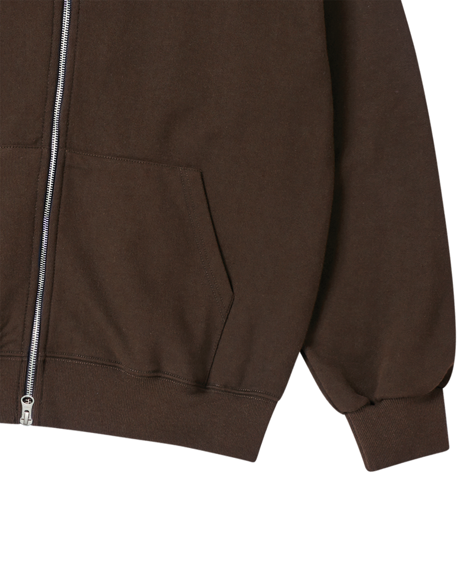 Áo hoodie BASIC LOGO NAPPING SEASON2 Nâu đậm