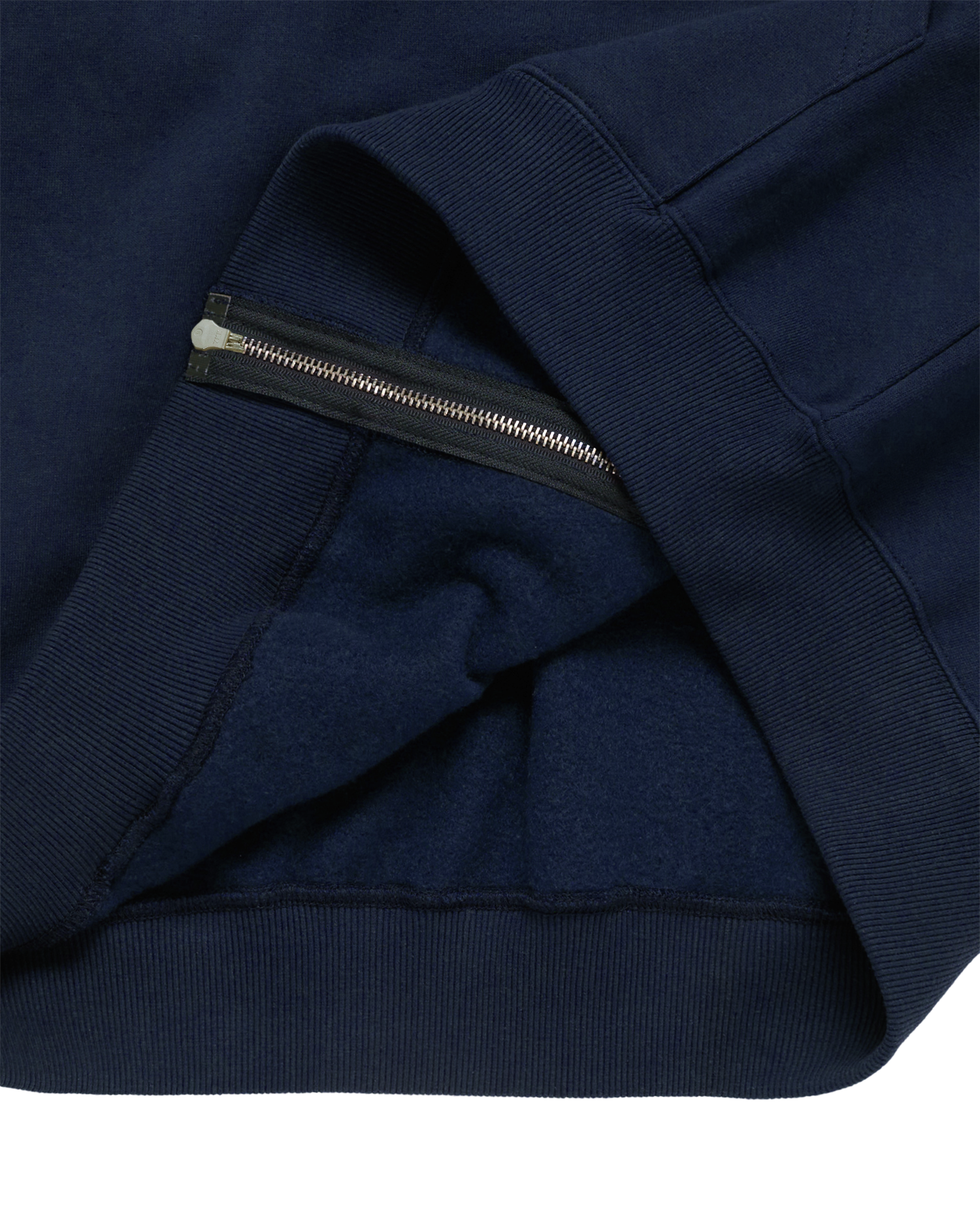 Áo hoodie BASIC LOGO NAPPING SEASON2 Xanh navy đậm