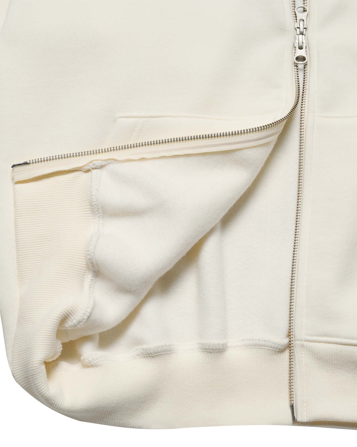 Áo hoodie BASIC LOGO NAPPING SEASON2 Trắng ngà