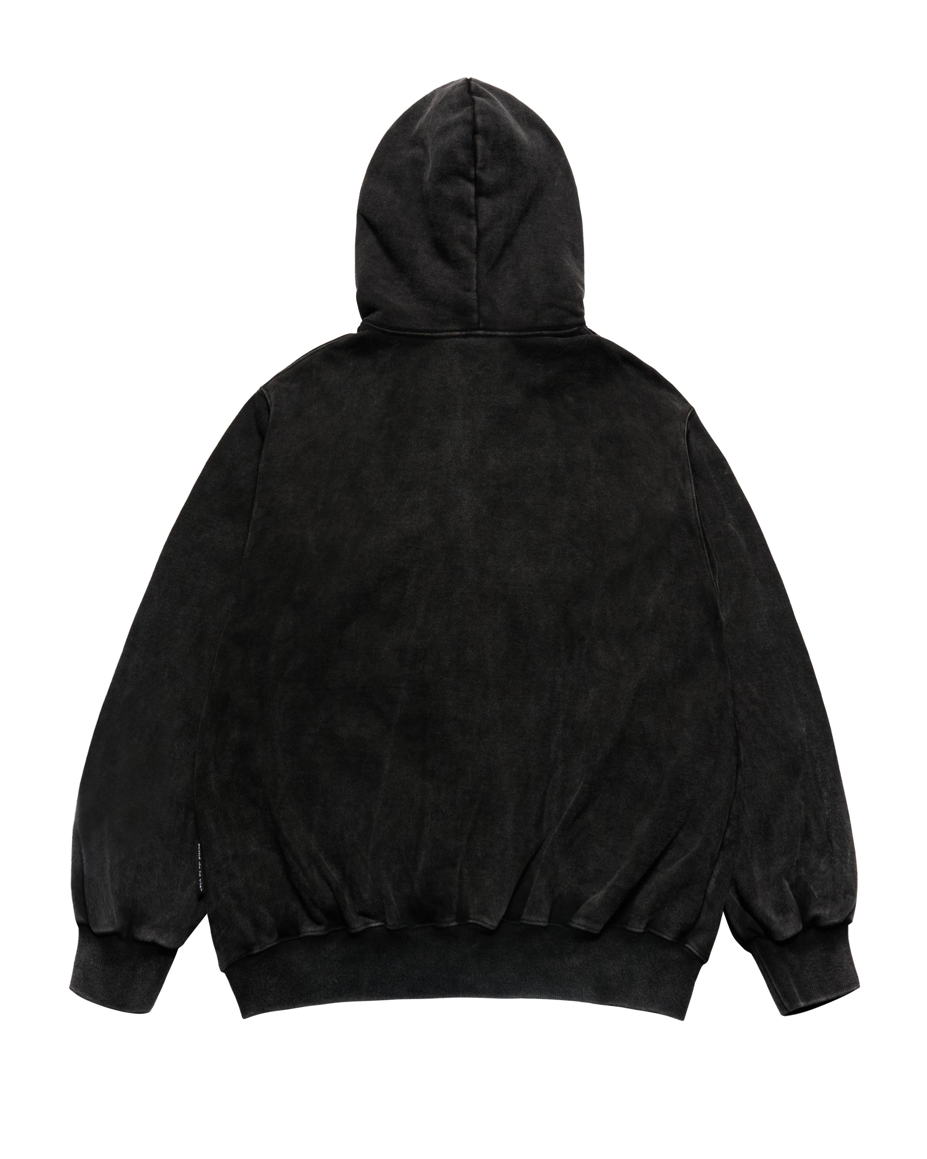 ADLV - Áo hoodie kéo khóa FULL GRAPHIC Đen