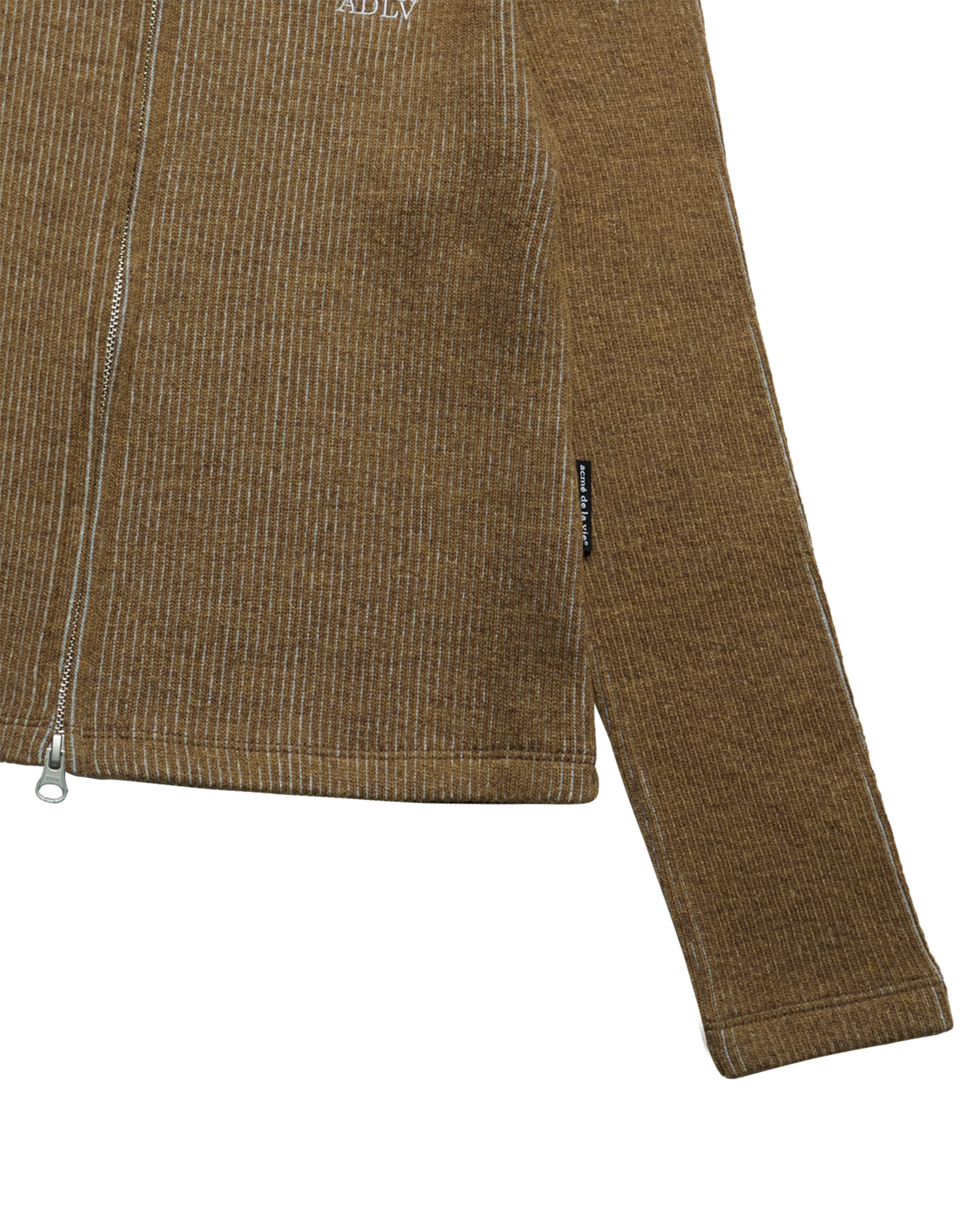 ADLV - Áo nỉ WOMAN RIBBED CROP Nâu