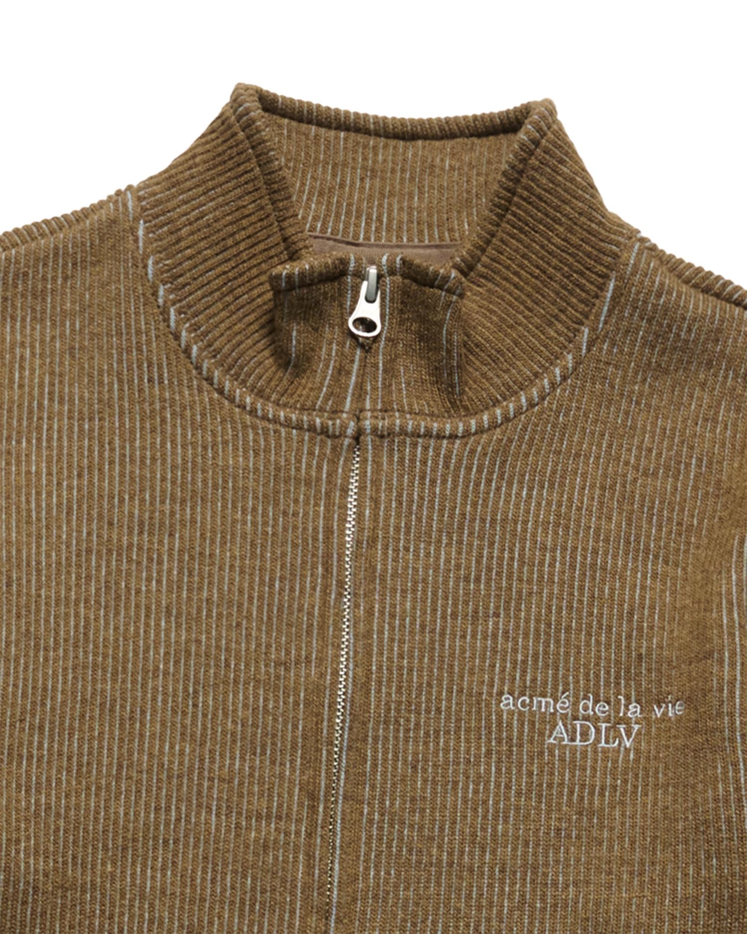 ADLV - Áo nỉ WOMAN RIBBED CROP Nâu