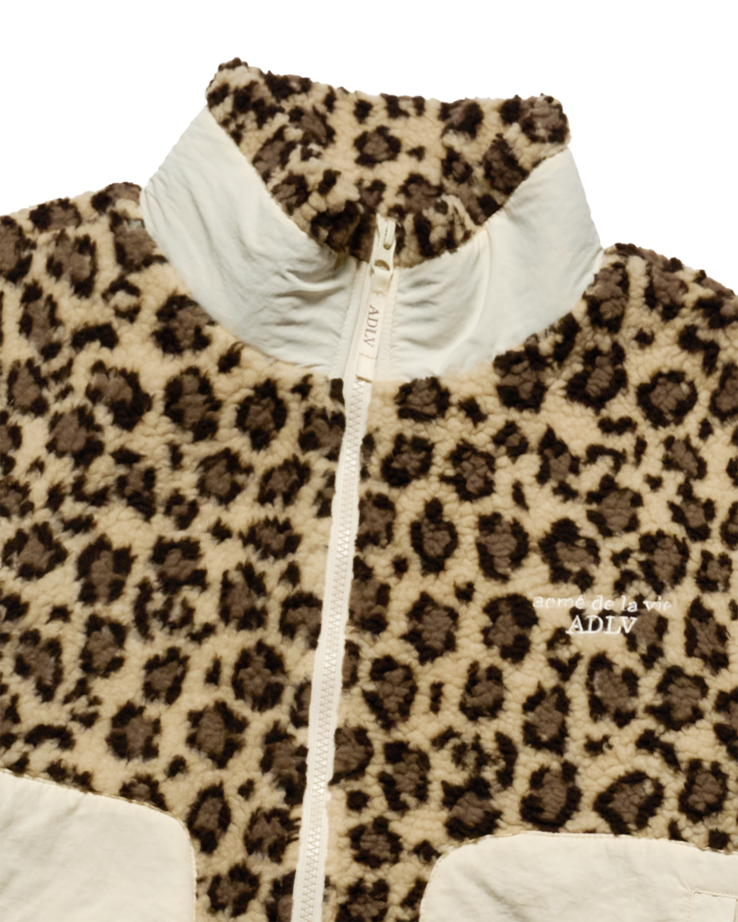 Áo hoodie kéo khóa WOMAN BOUCLE Be
