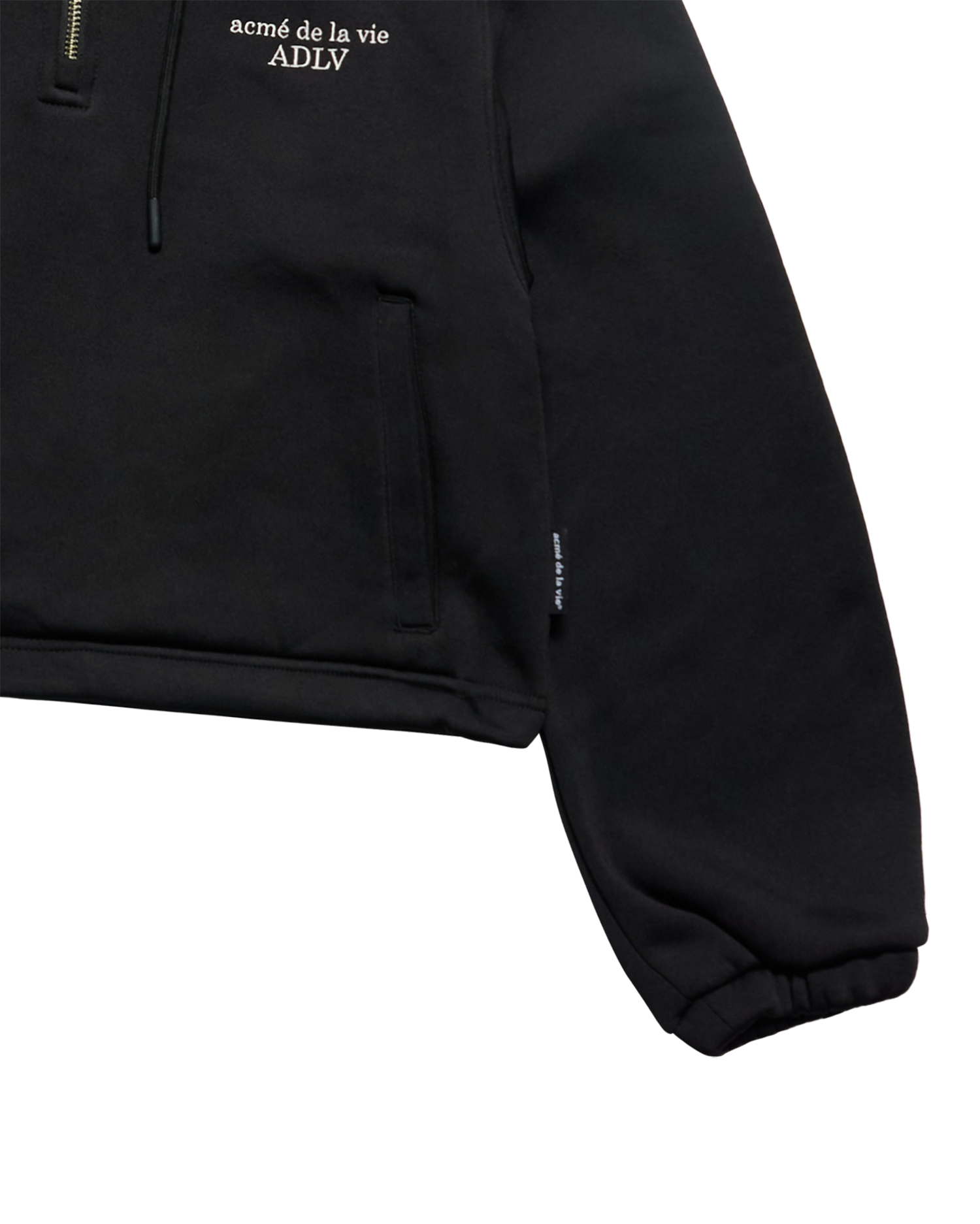 Áo hoodie WOMAN FLEECE BONDED Đen