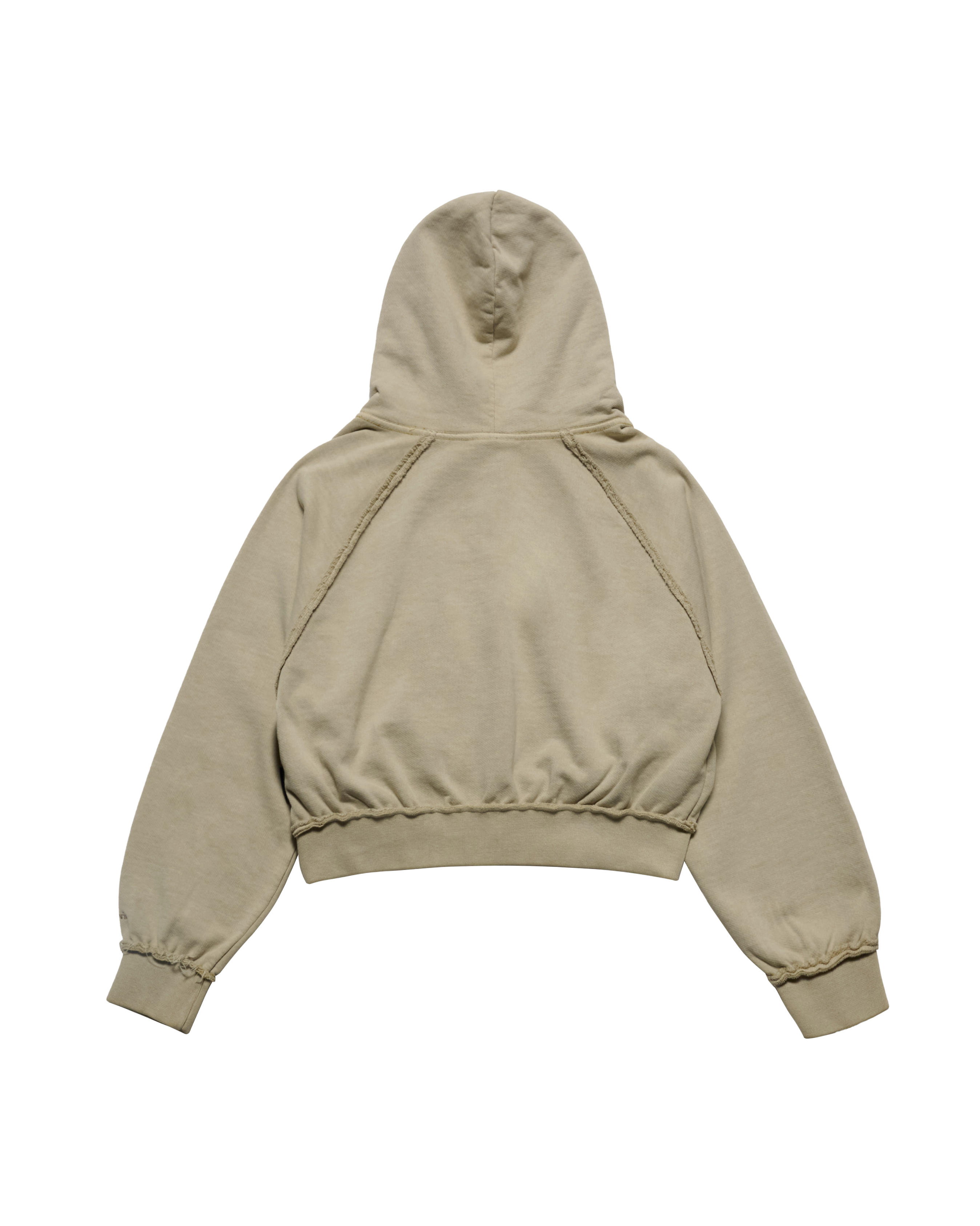 Áo hoodie kéo khóa WOMAN RIBBON APPLIQUE Be