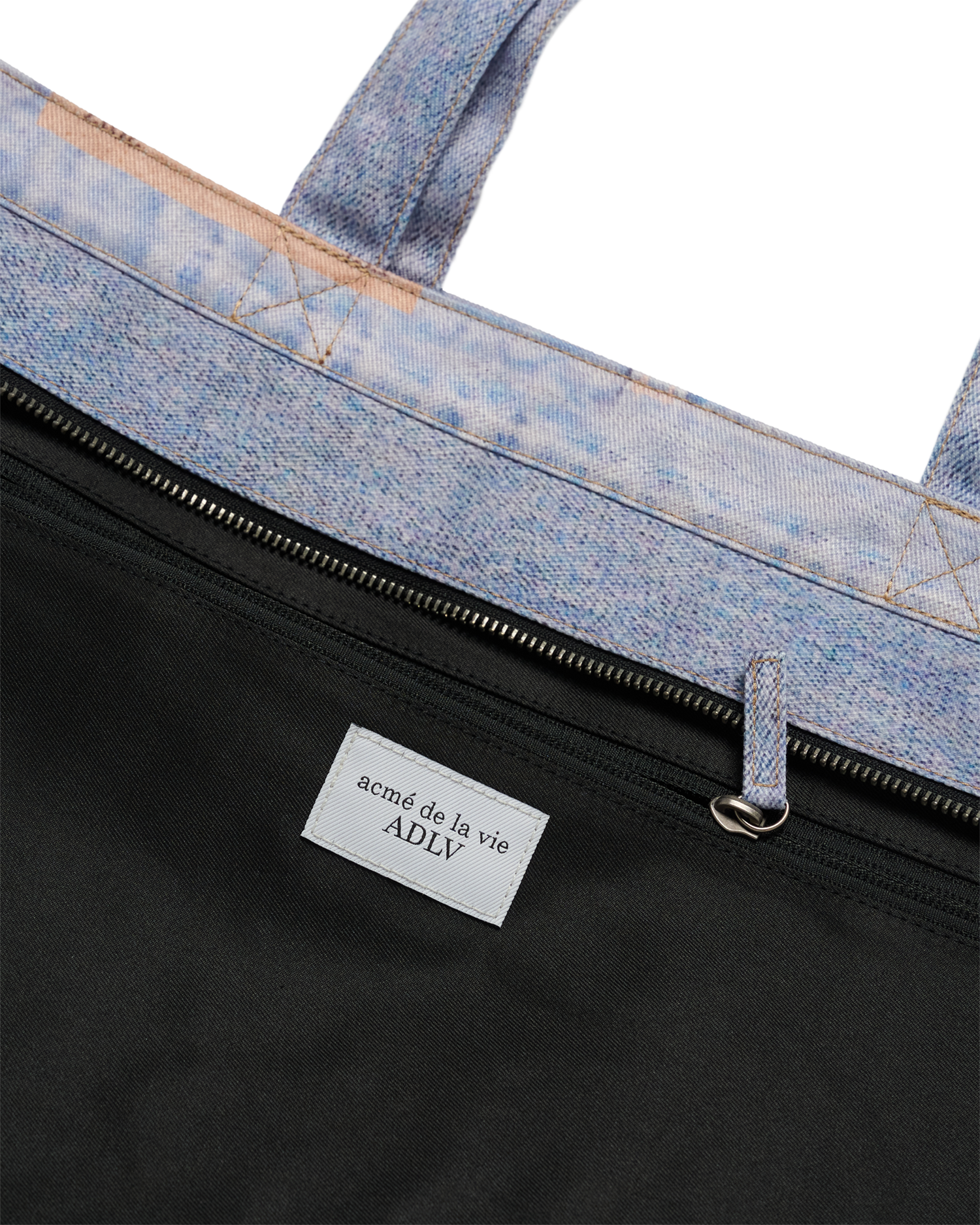 ADLV - Túi đeo vai DENIM TROMPE LOEIL Xanh dương