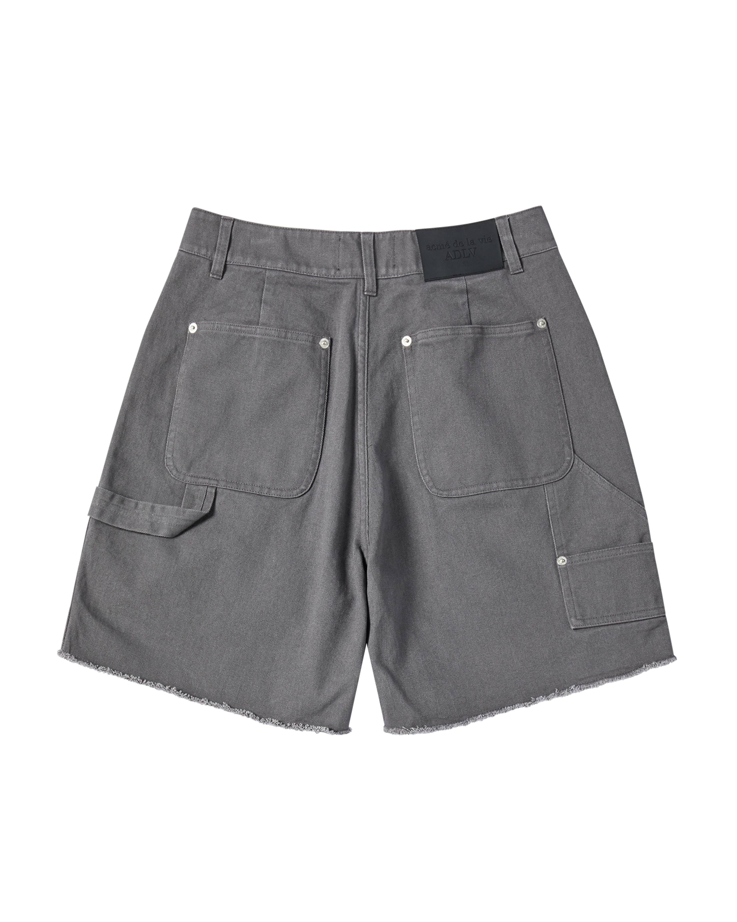 ADLV - Quần short DOUBLE KNEE DENIM Than chì