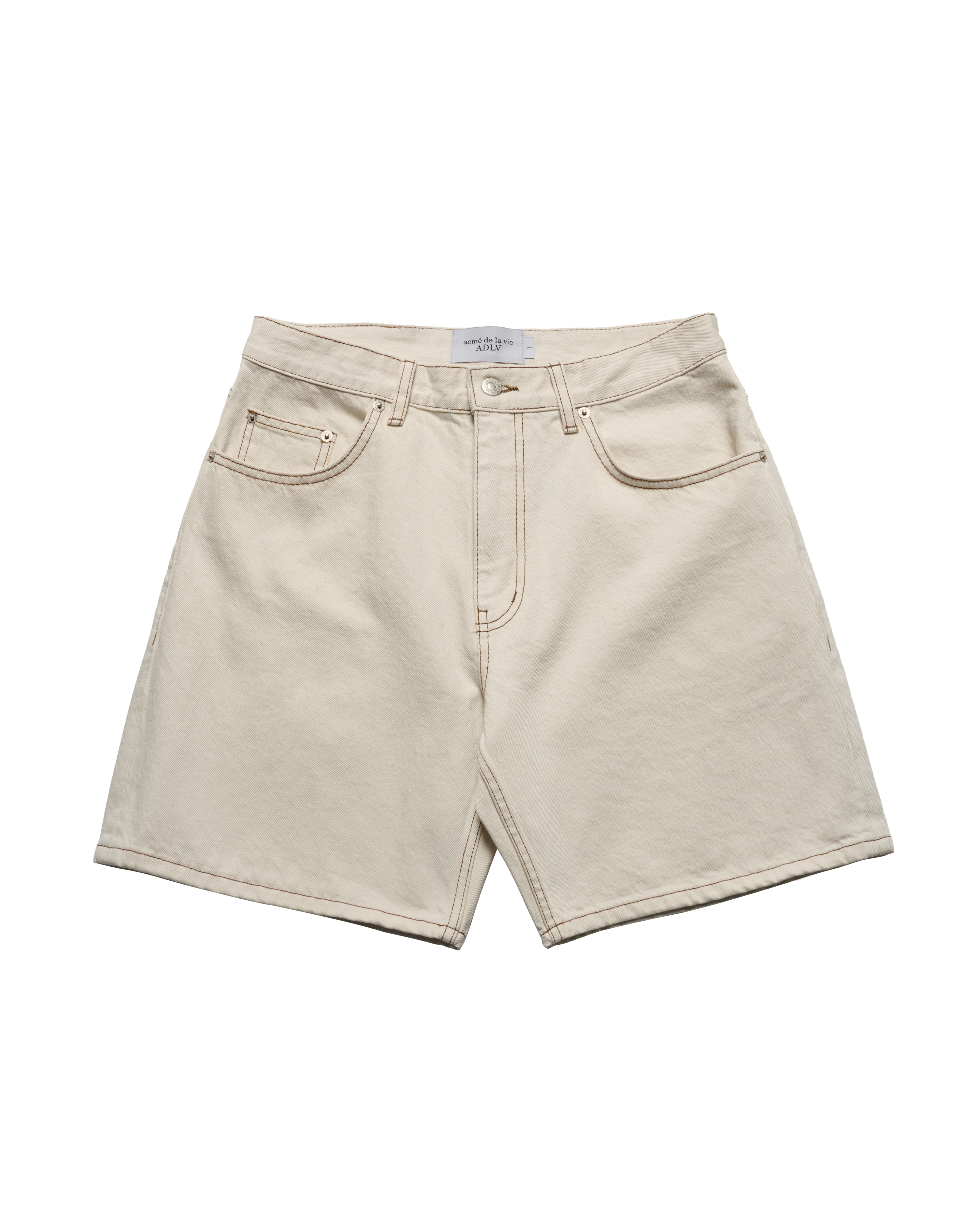 ADLV - Quần short SENSITIVE DENIM Trắng ngà