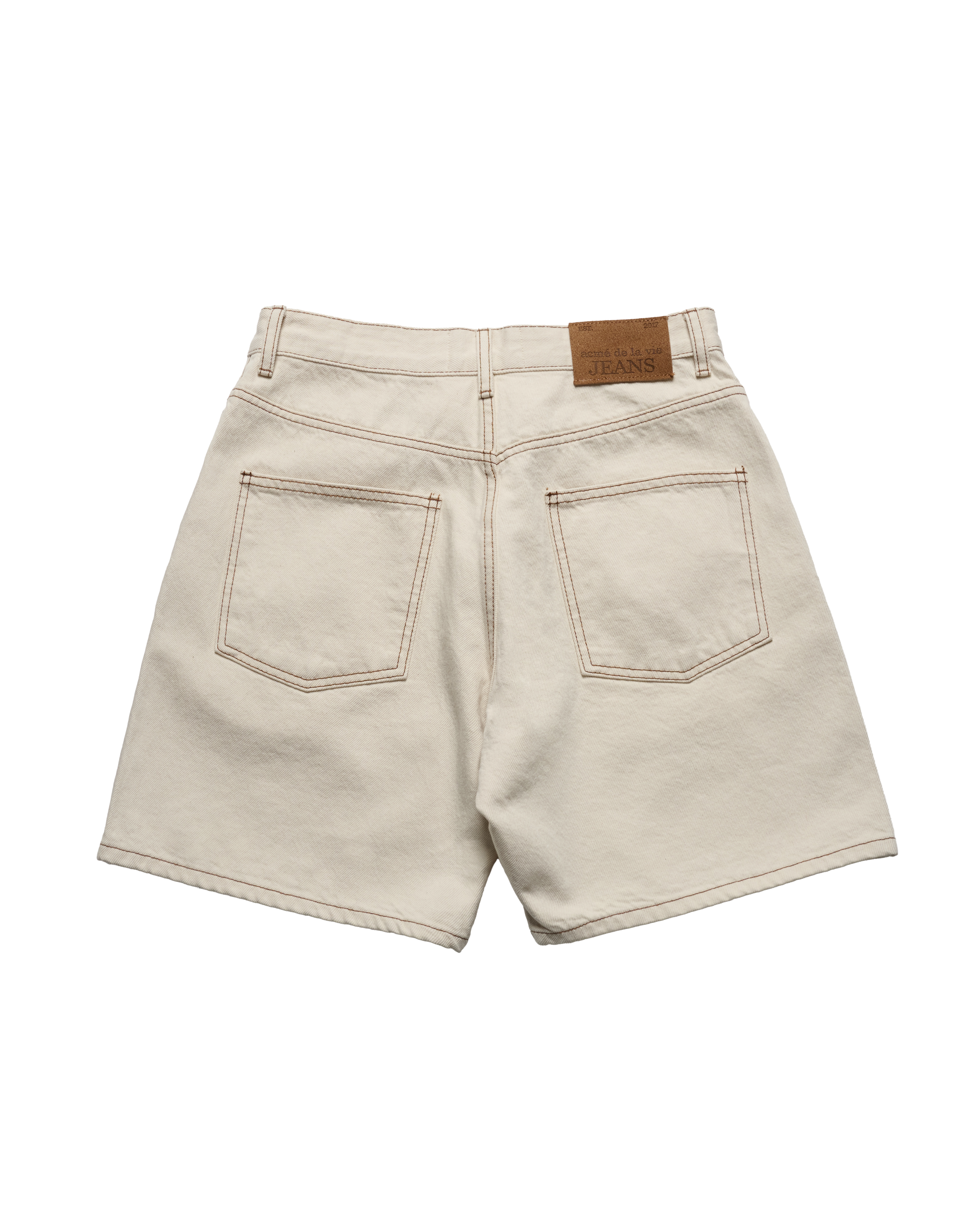 ADLV - Quần short SENSITIVE DENIM Trắng ngà