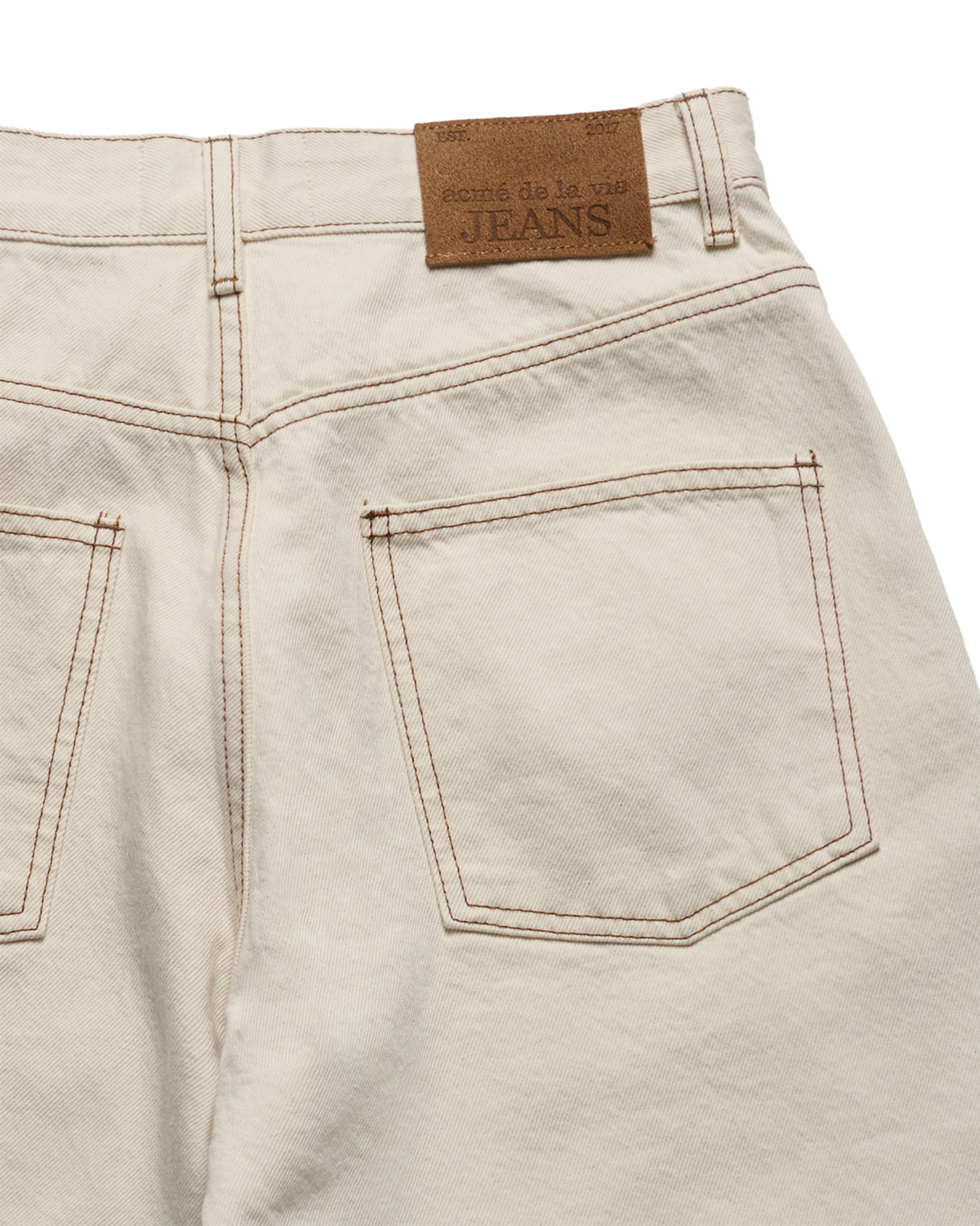ADLV - Quần short SENSITIVE DENIM Trắng ngà