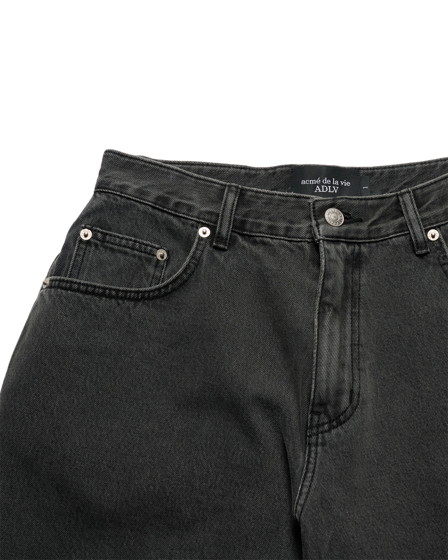 ADLV - Quần short STANDARD DENIM Đen