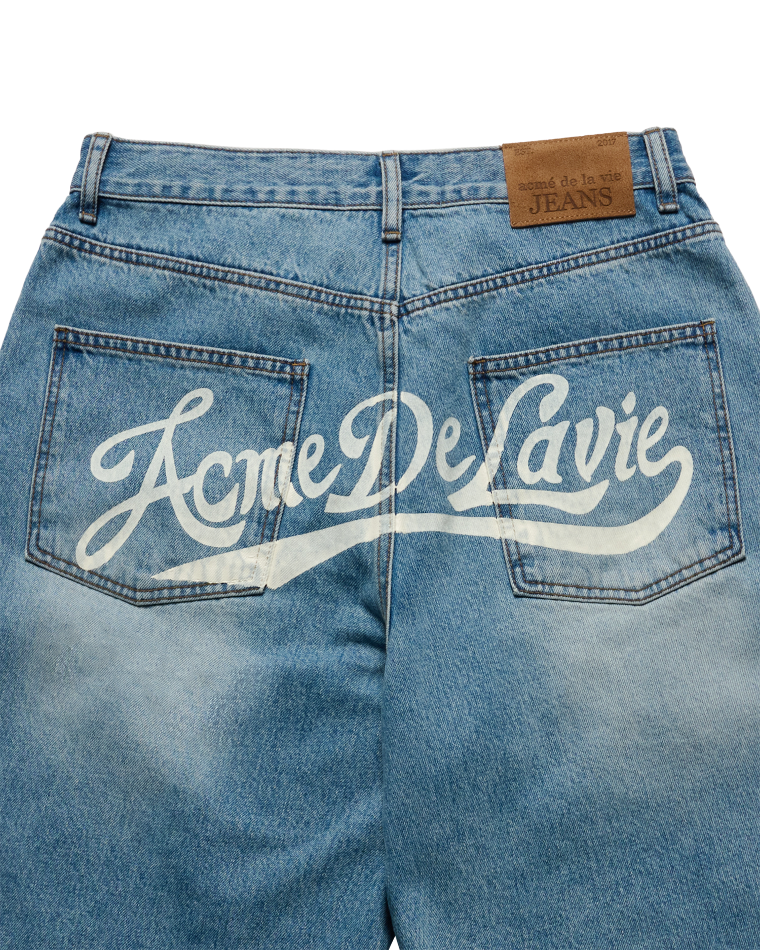 ADLV - Quần short STANDARD DENIM Xanh da trời