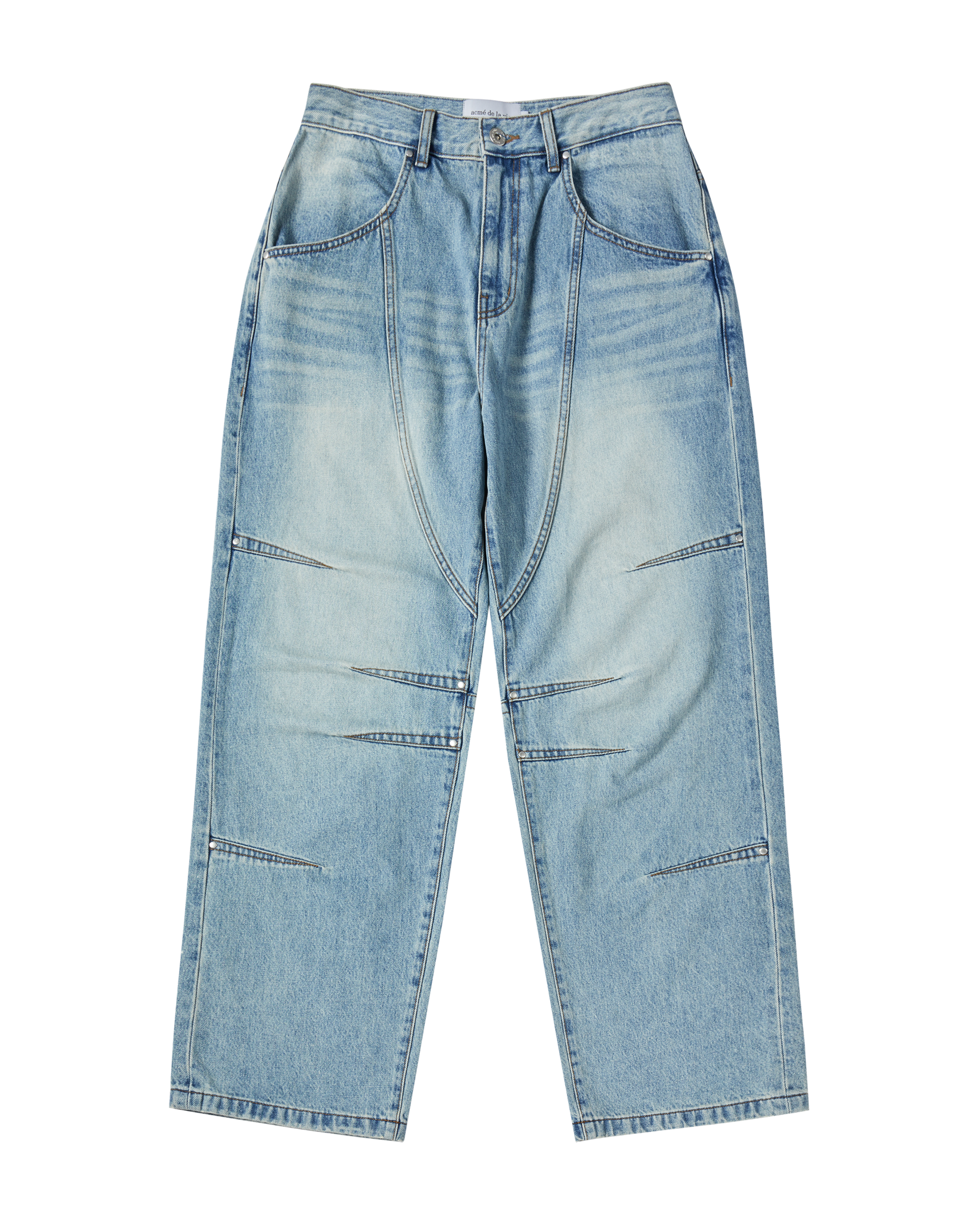 ADLV - Quần STUDDED BALLOON FIT DENIM Xanh dương