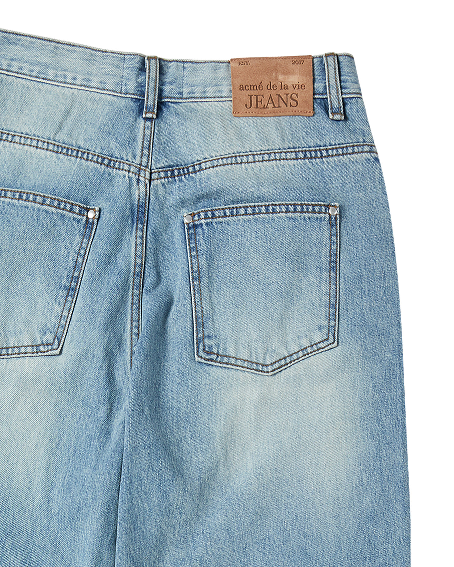 ADLV - Quần STUDDED BALLOON FIT DENIM Xanh dương