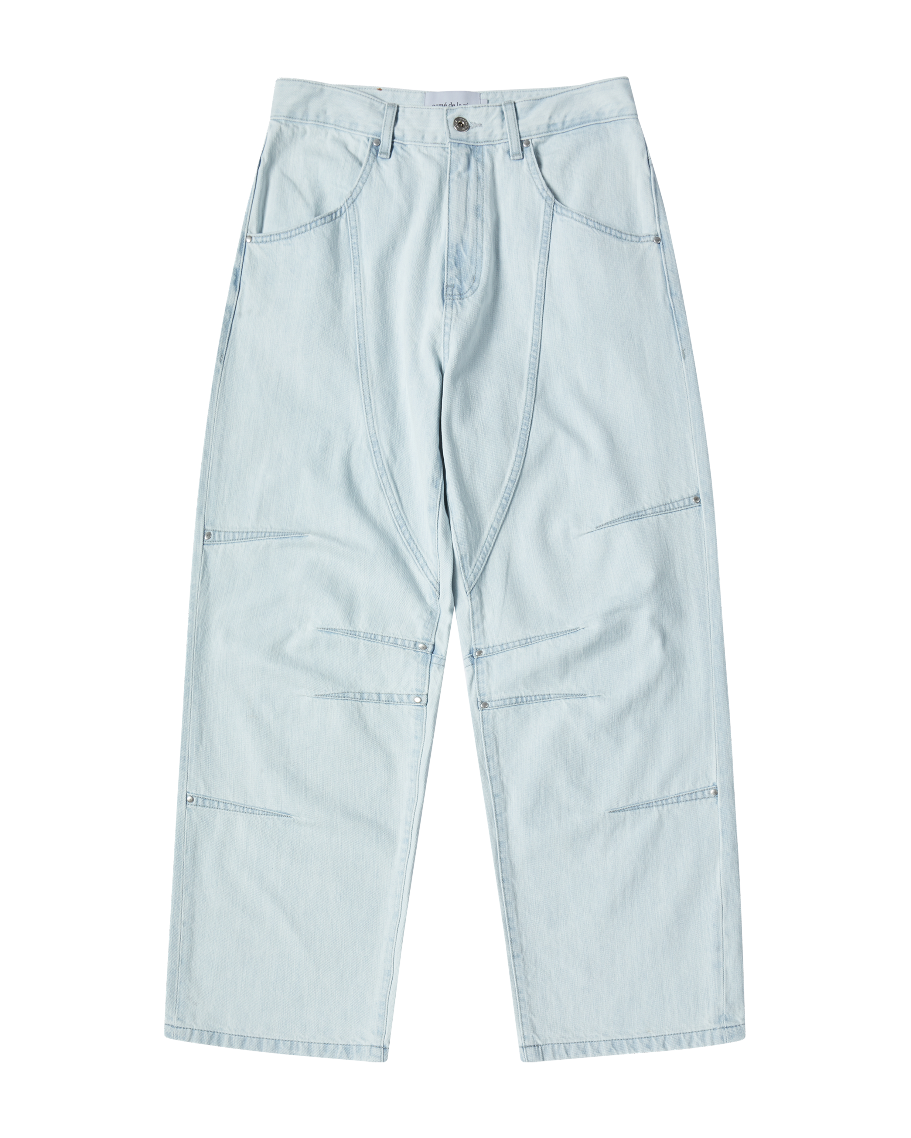 Quần STUDDED BALLOON FIT DENIM Xanh da trời