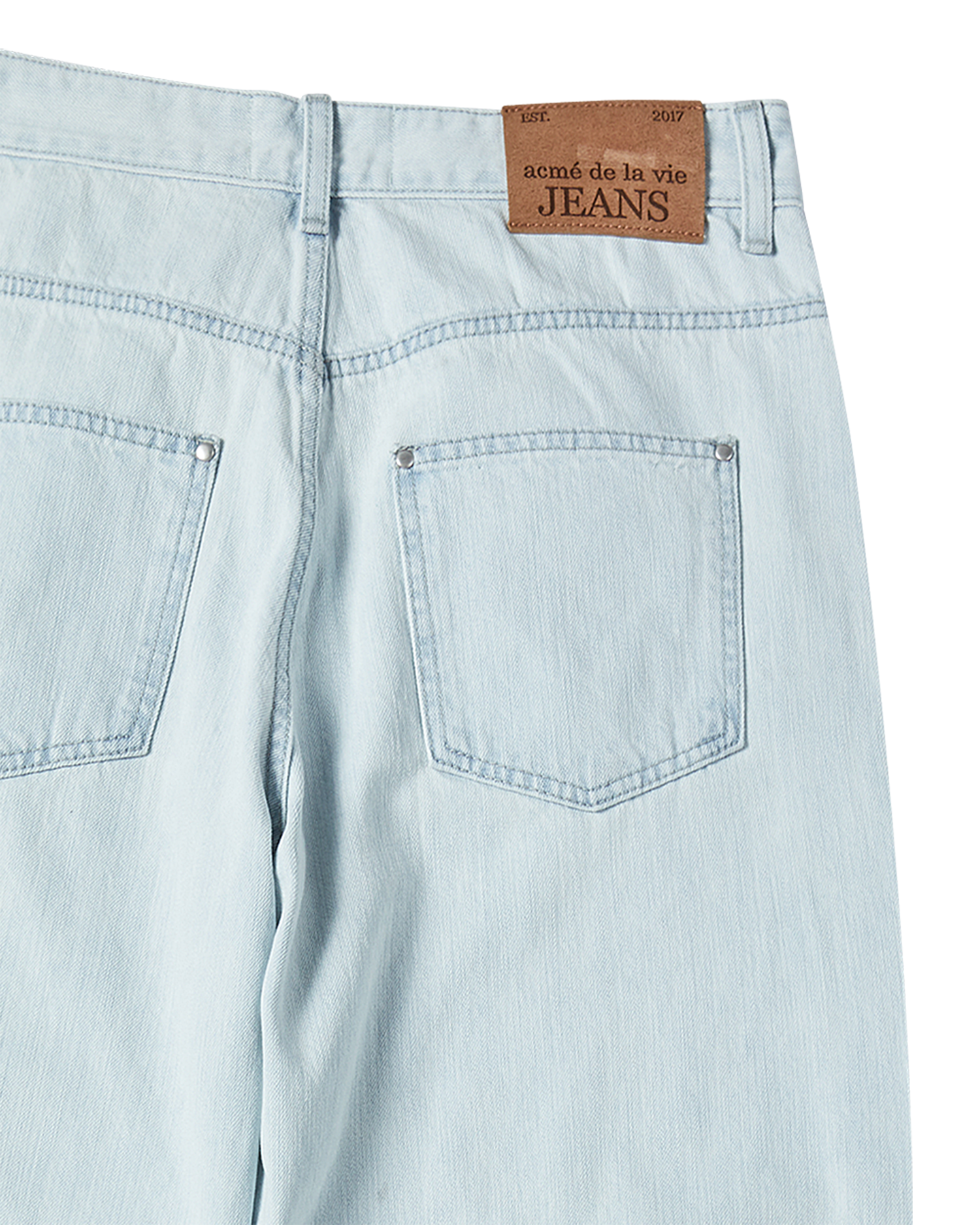 ADLV - Quần STUDDED BALLOON FIT DENIM Xanh da trời