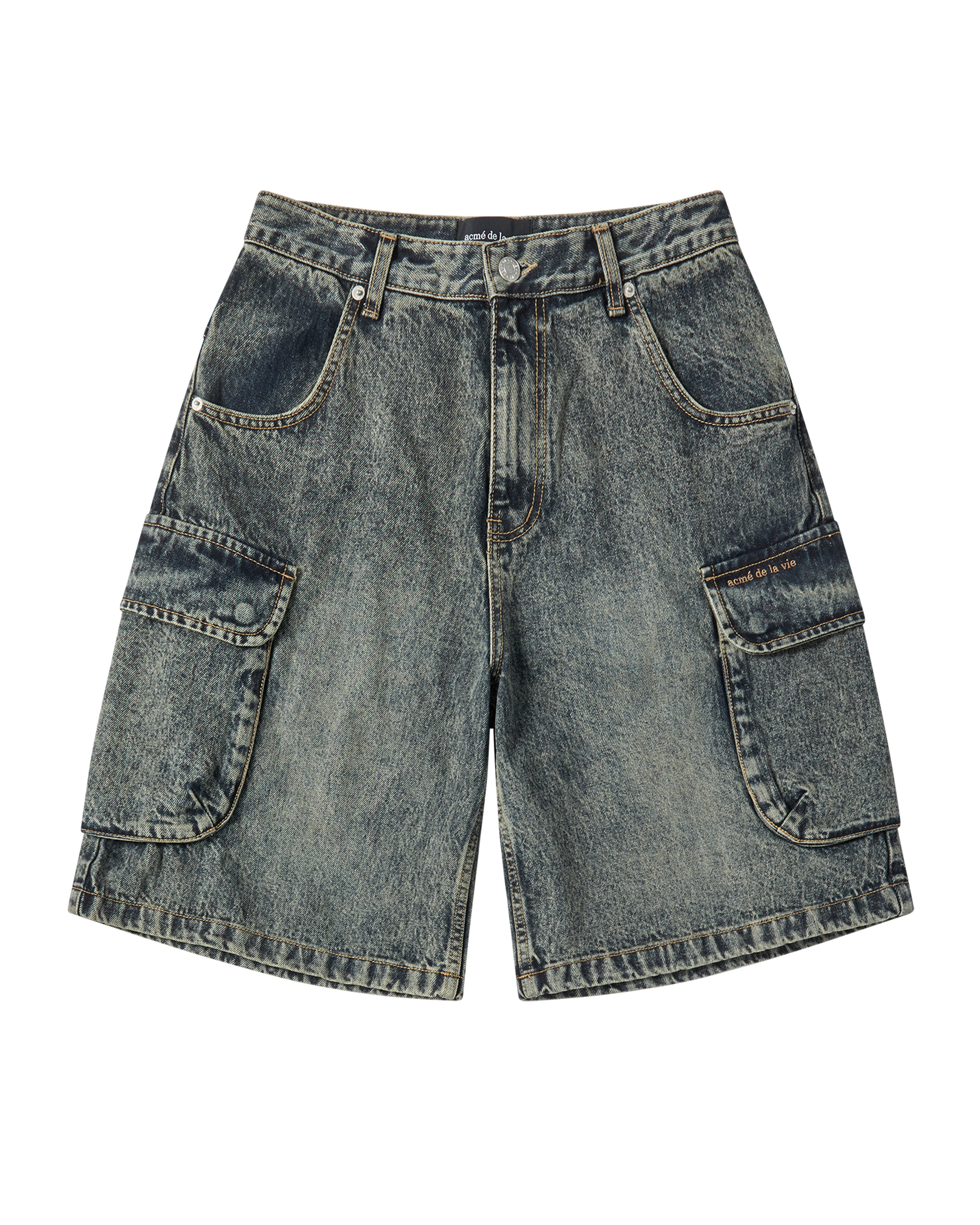 ADLV - Quần short UTILITY DYING DENIM Xanh dương