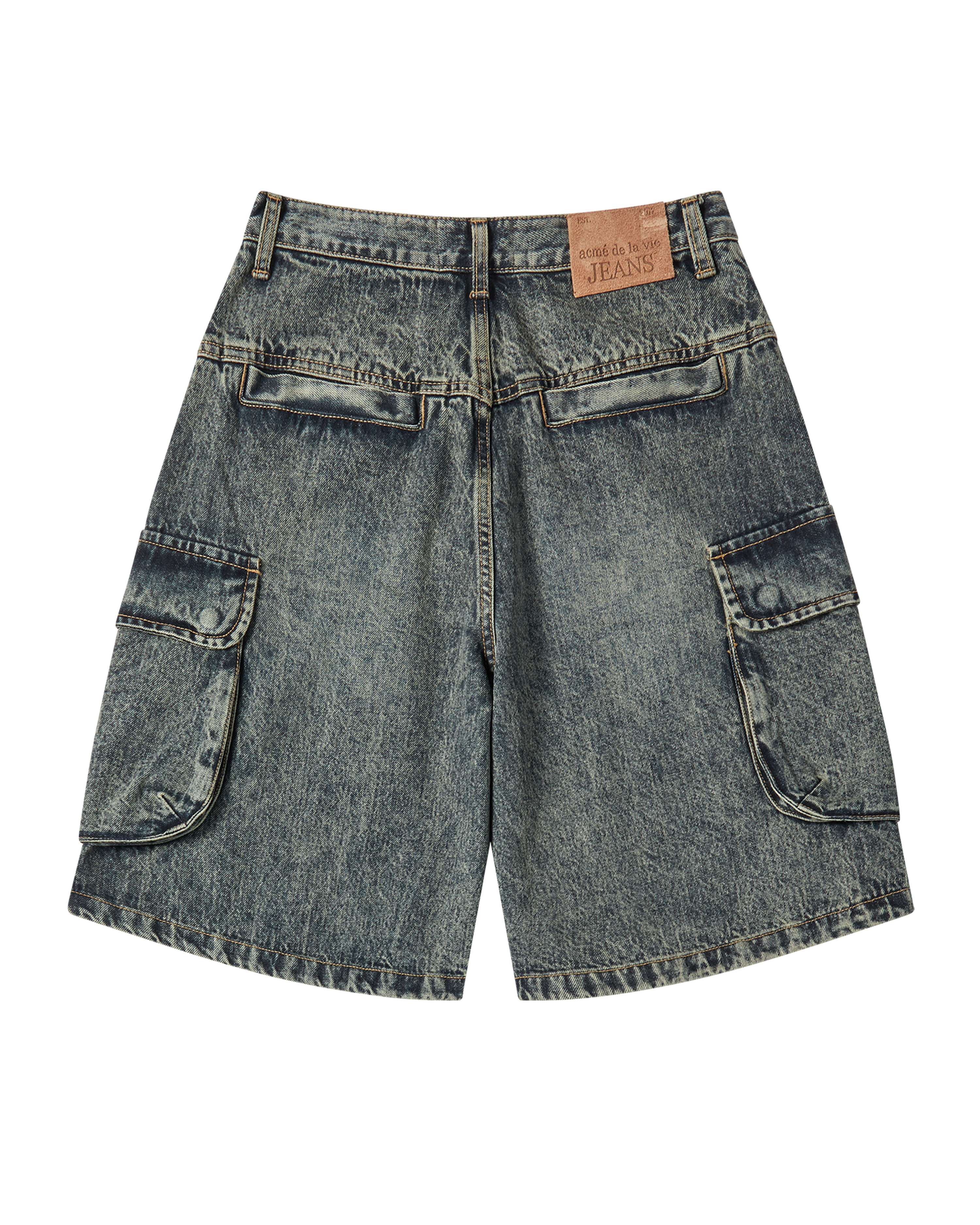 ADLV - Quần short UTILITY DYING DENIM Xanh dương