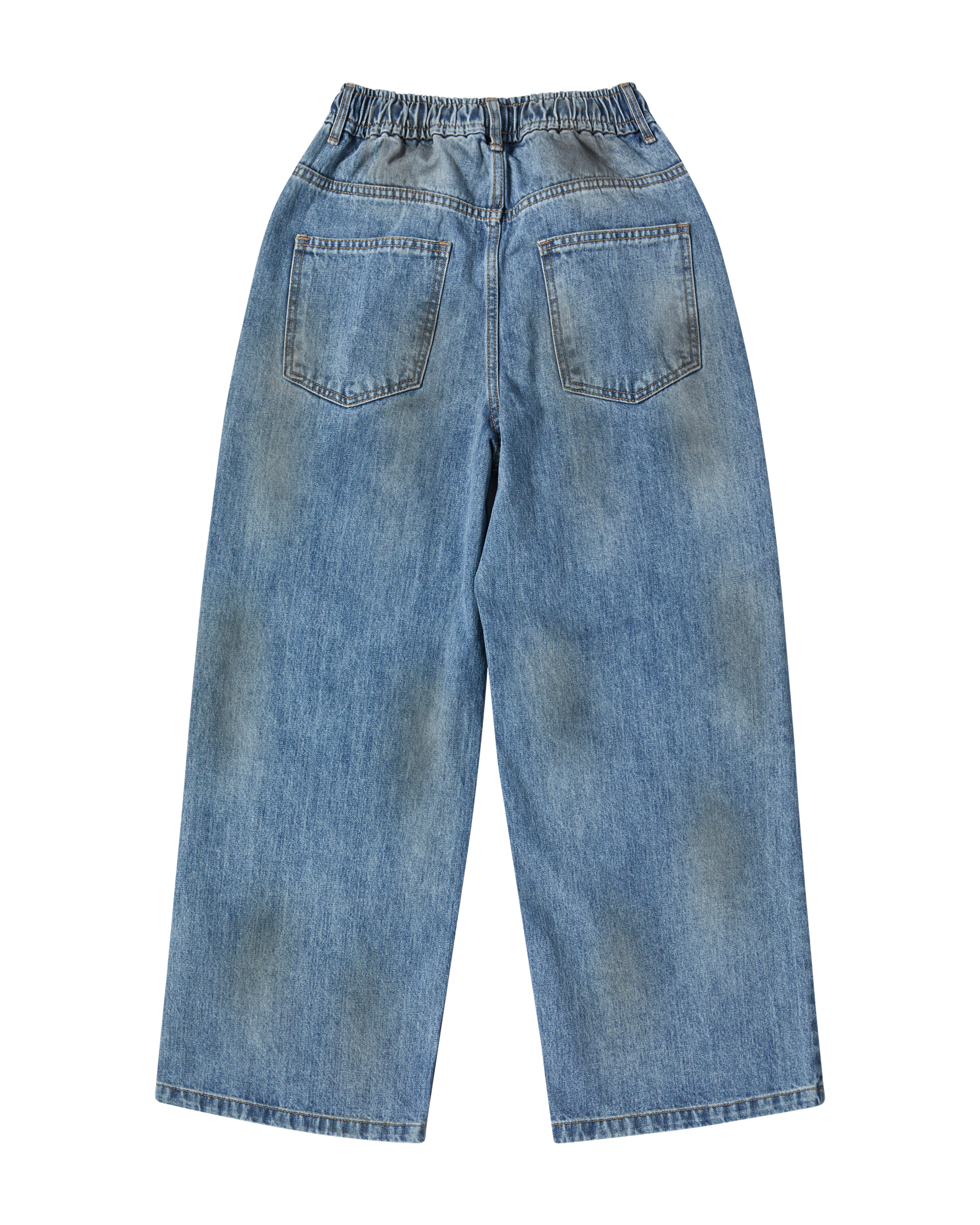 ADLV - Quần WOMAN DIRTY WASHED WIDE Xanh dương