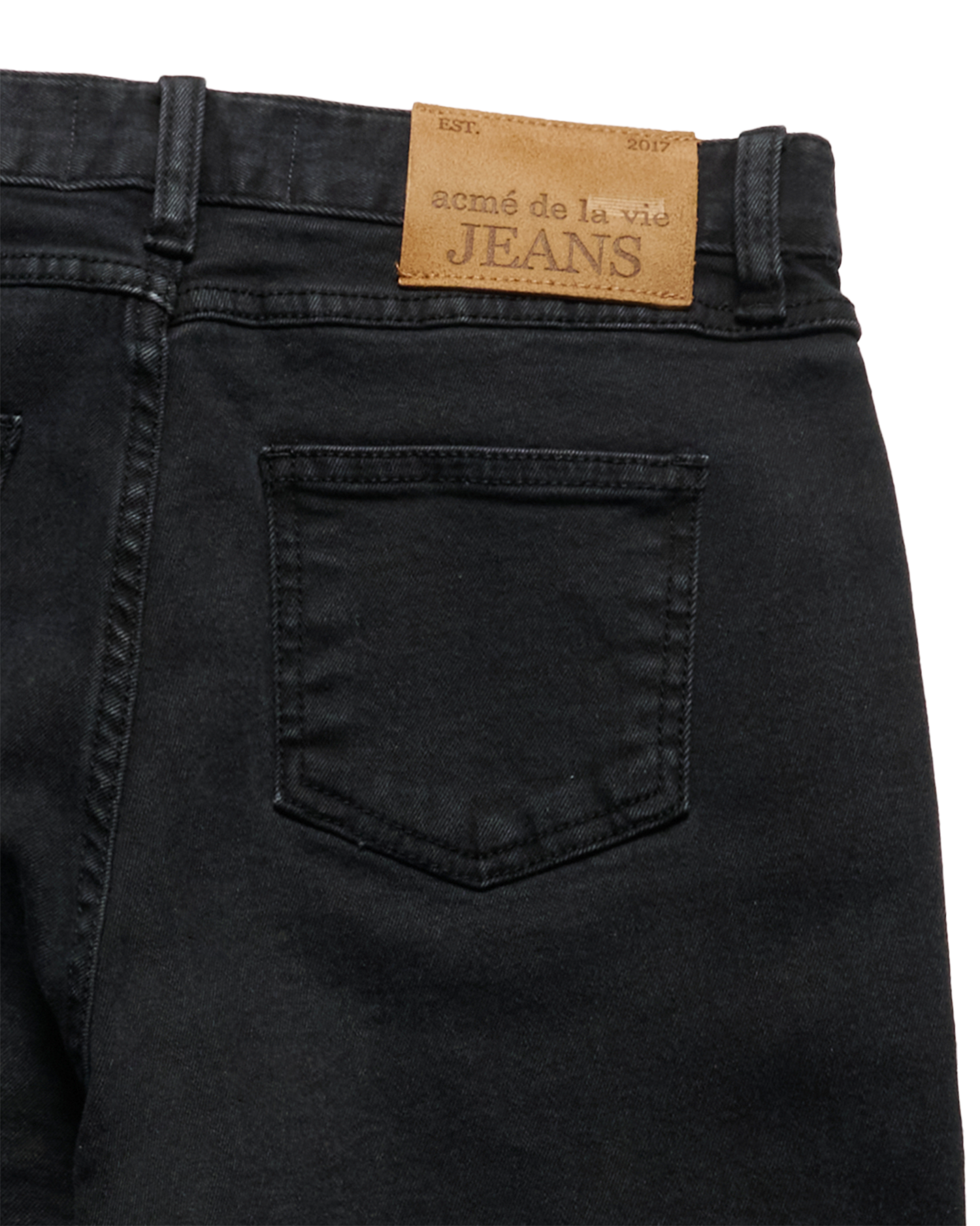 ADLV - Quần short WOMAN BIKER DENIM Đen