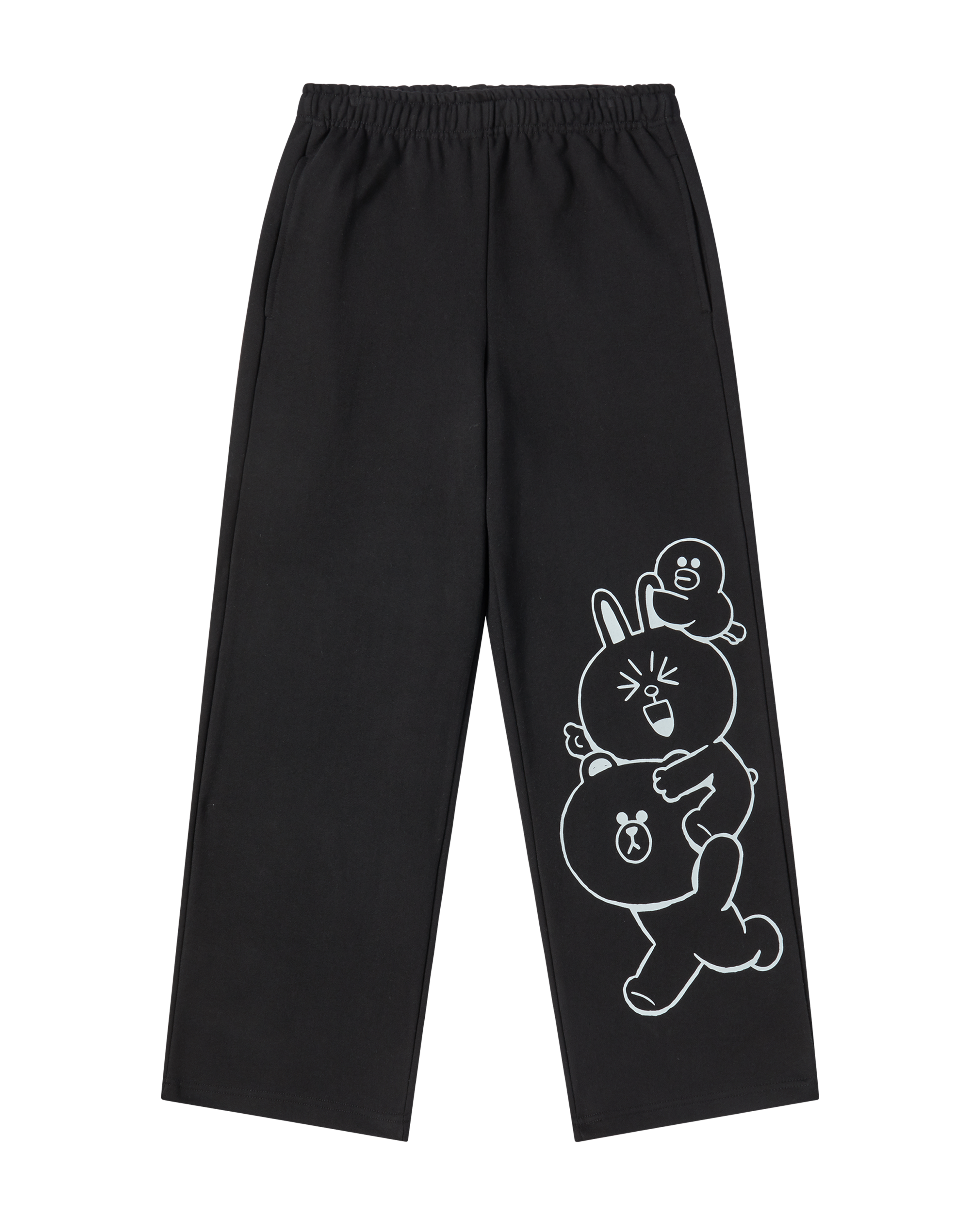 ADLV - Quần PLAY WITH LINE FRIENDS Đen