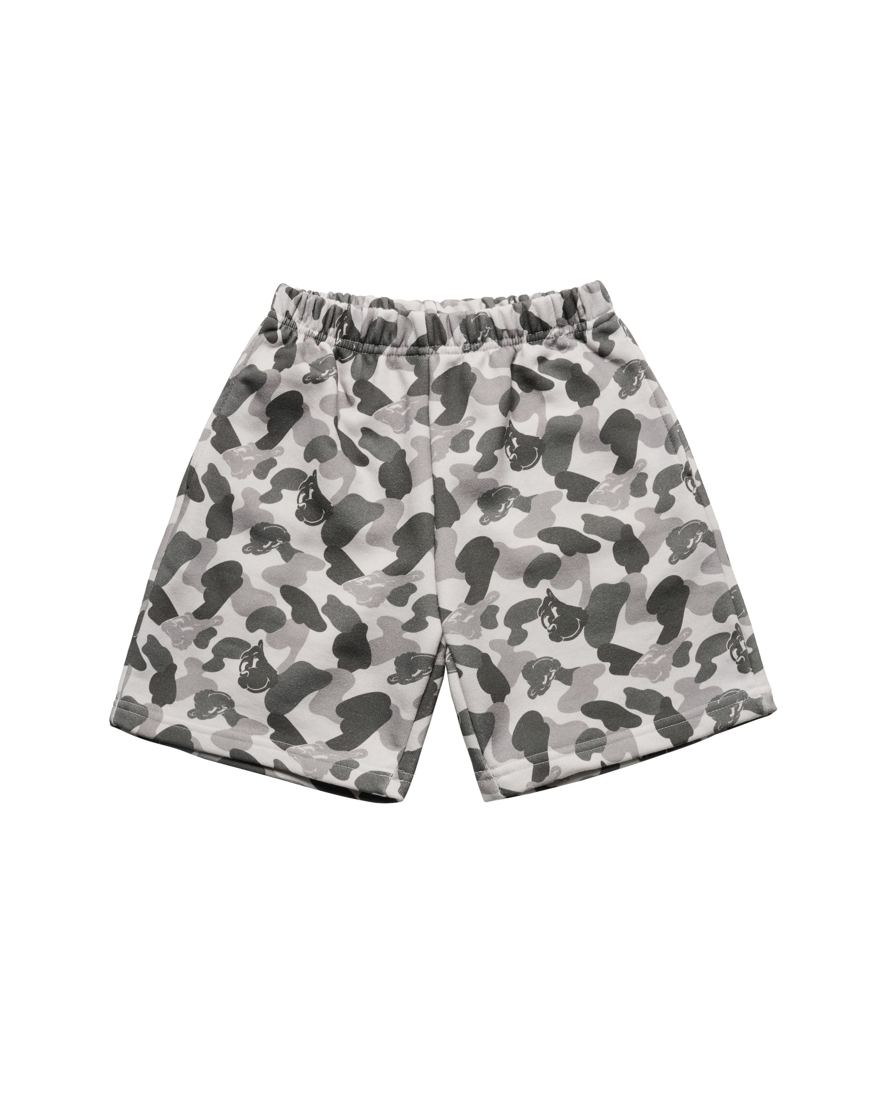 Quần short KIDS AC BEAR ALLOVER Xám