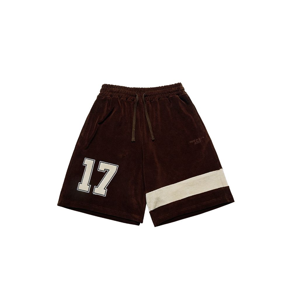 ADLV - Quần short BASKETBALL TERRY Nâu đậm