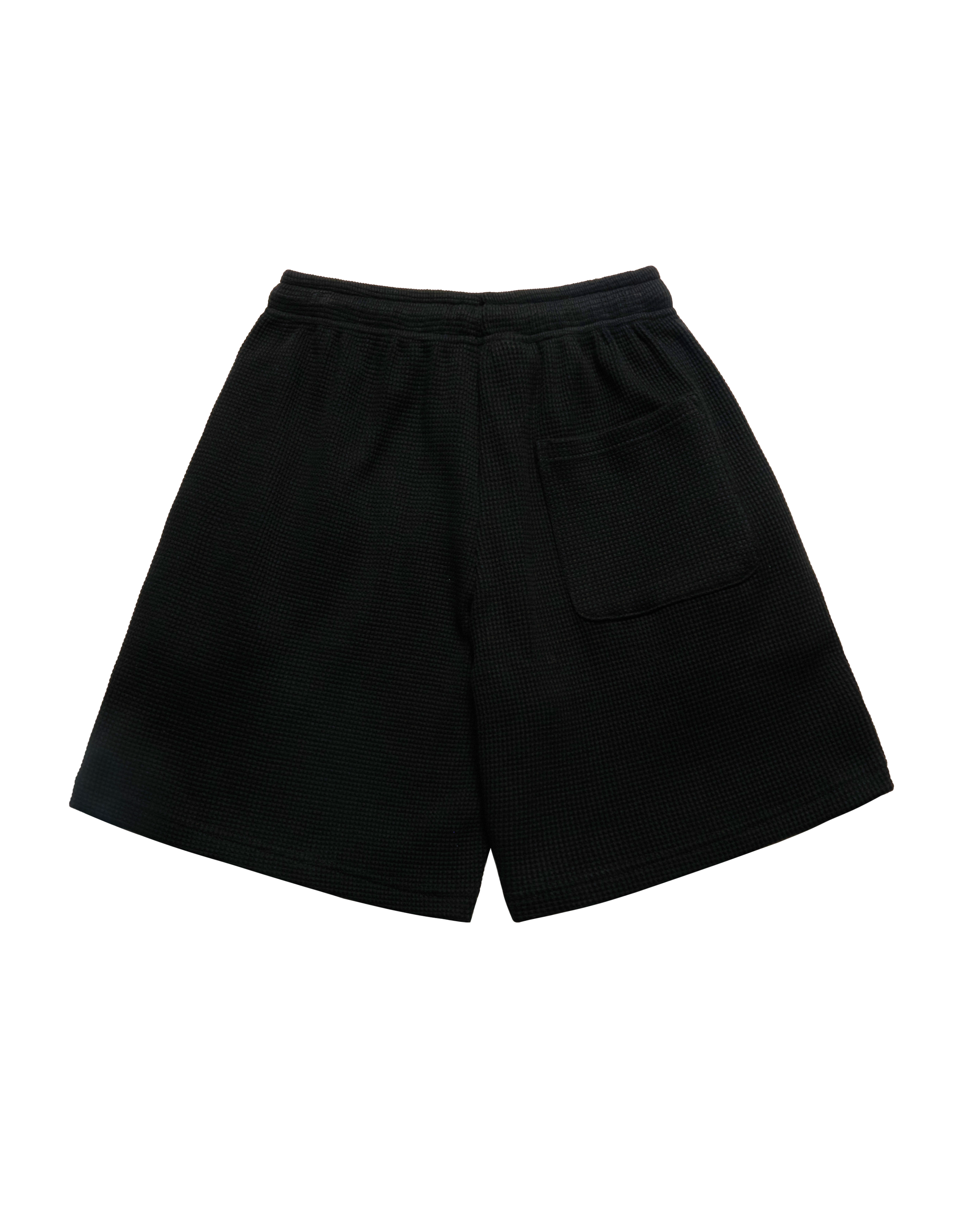 ADLV - Quần short BASIC LOGO WAFFLE Đen