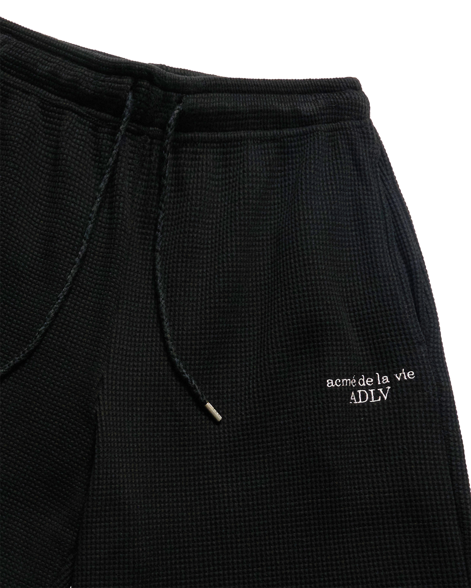 ADLV - Quần short BASIC LOGO WAFFLE Đen